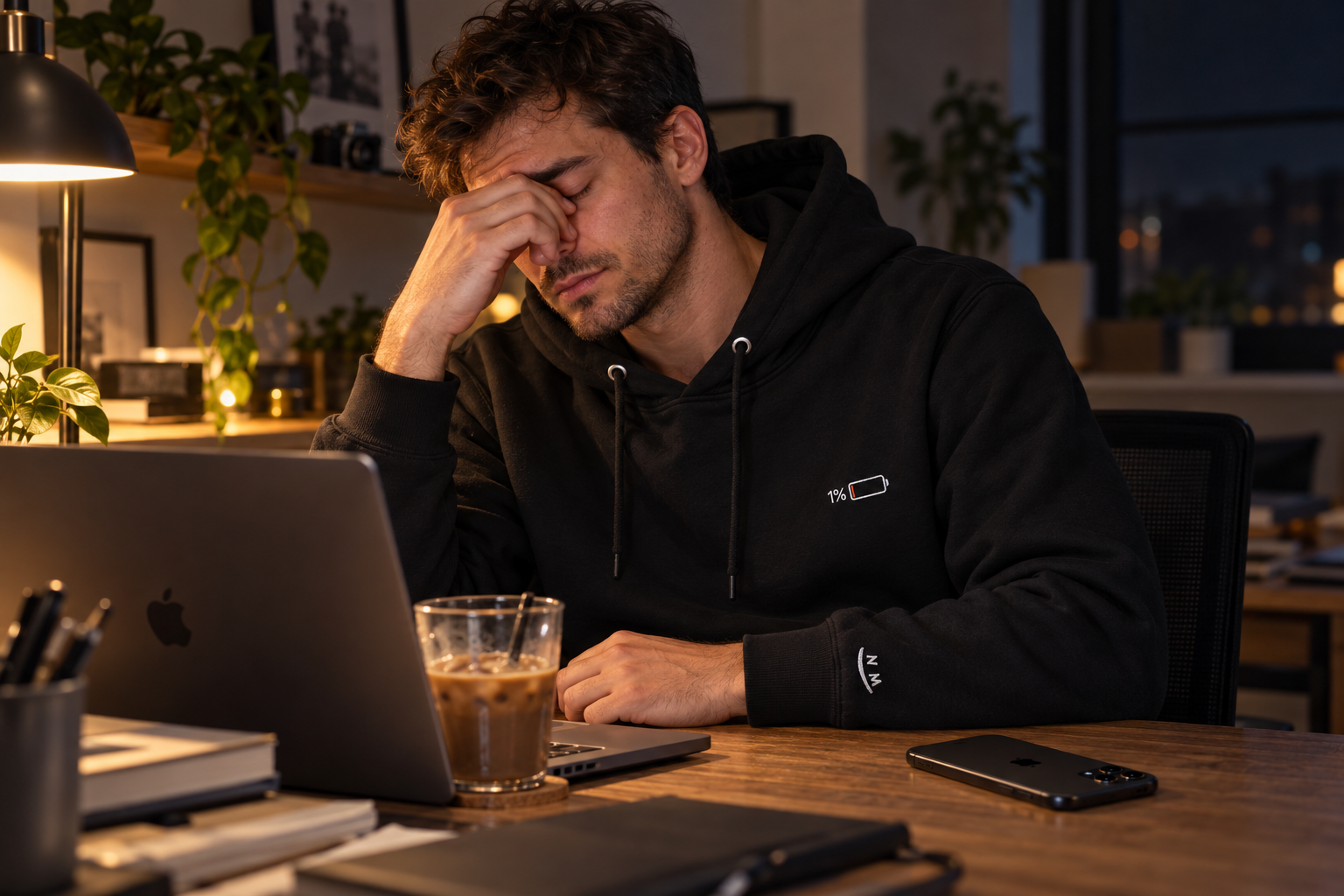 Late-night work in a Nothing Masters hoodie.png