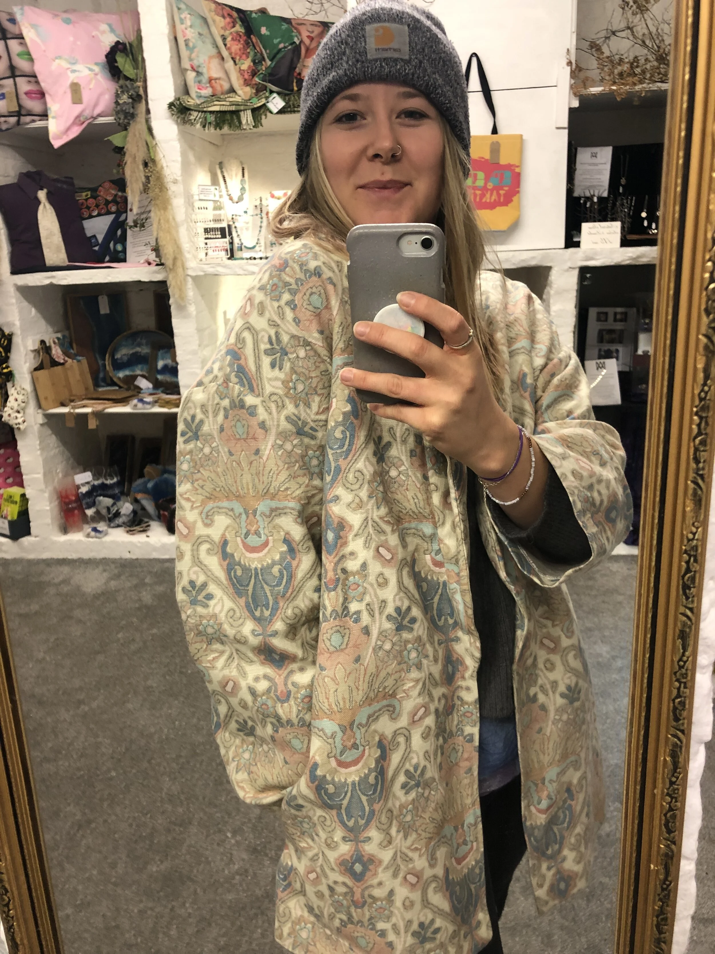 Drop shoulder jacket