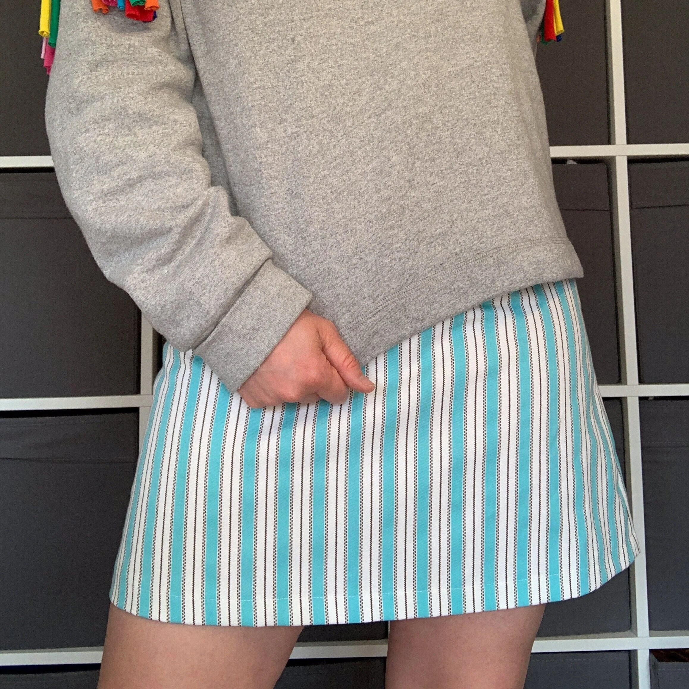 Recycled fabric Mini Skirt