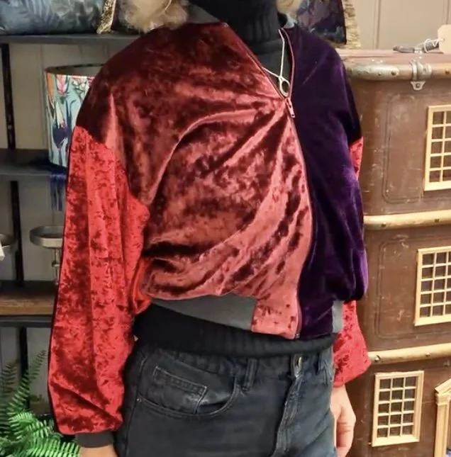 Recycled fabric Bomber Jacket