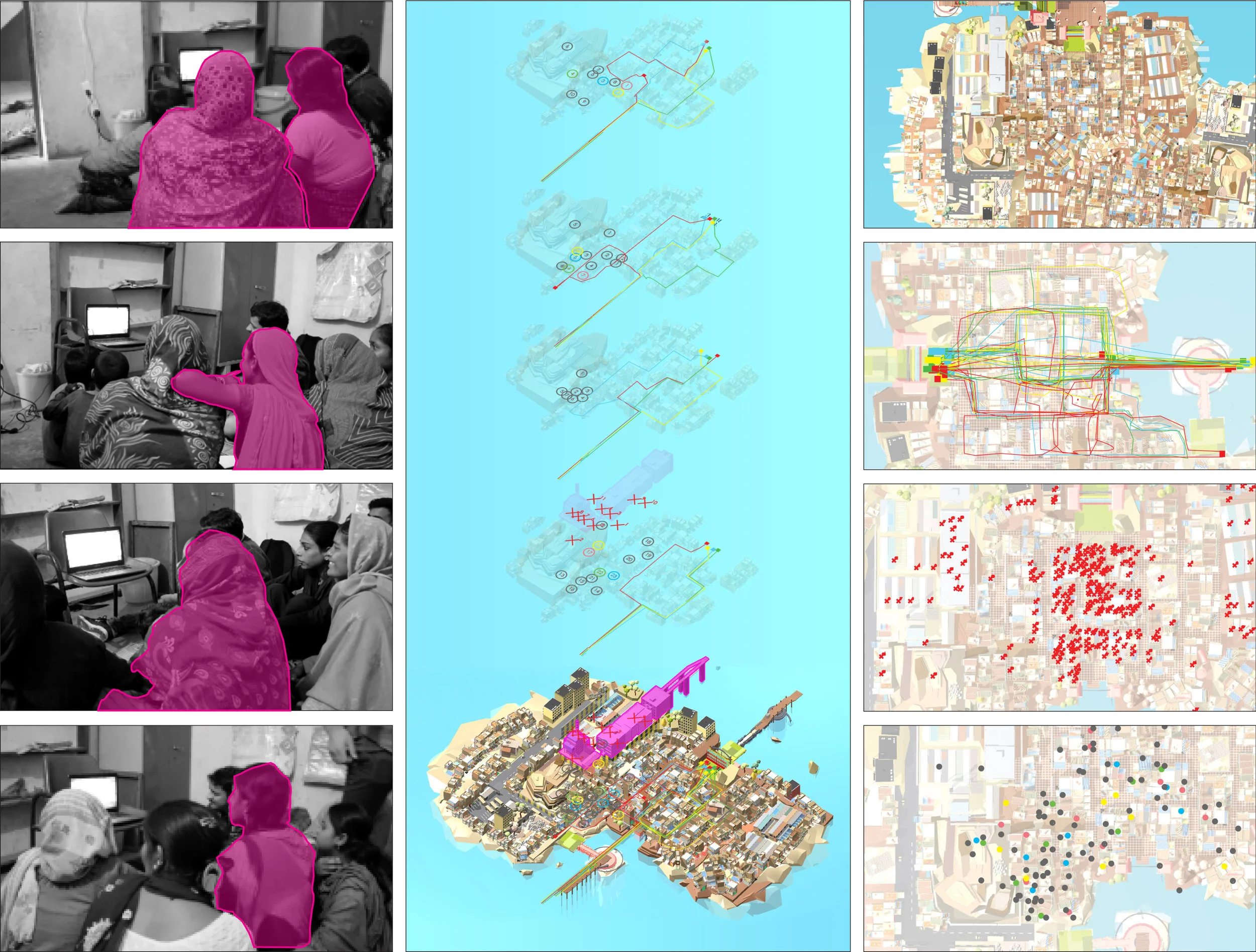 Maslow’s Palace gameplay analytics. Images via Hamish Beattie