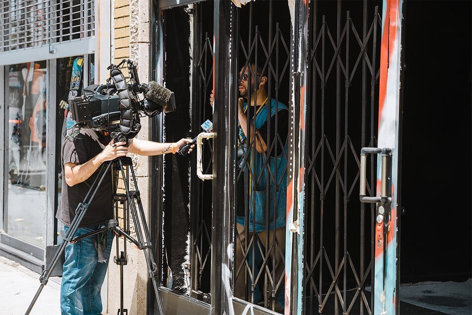 Scenes from Melrose this morning, May 31 2020 || This is where the looting happened the night before. Some shops were completely destroyed or cleaned out, some were untouched, most were somewhere in between (smashed windows and graffiti, but no entry