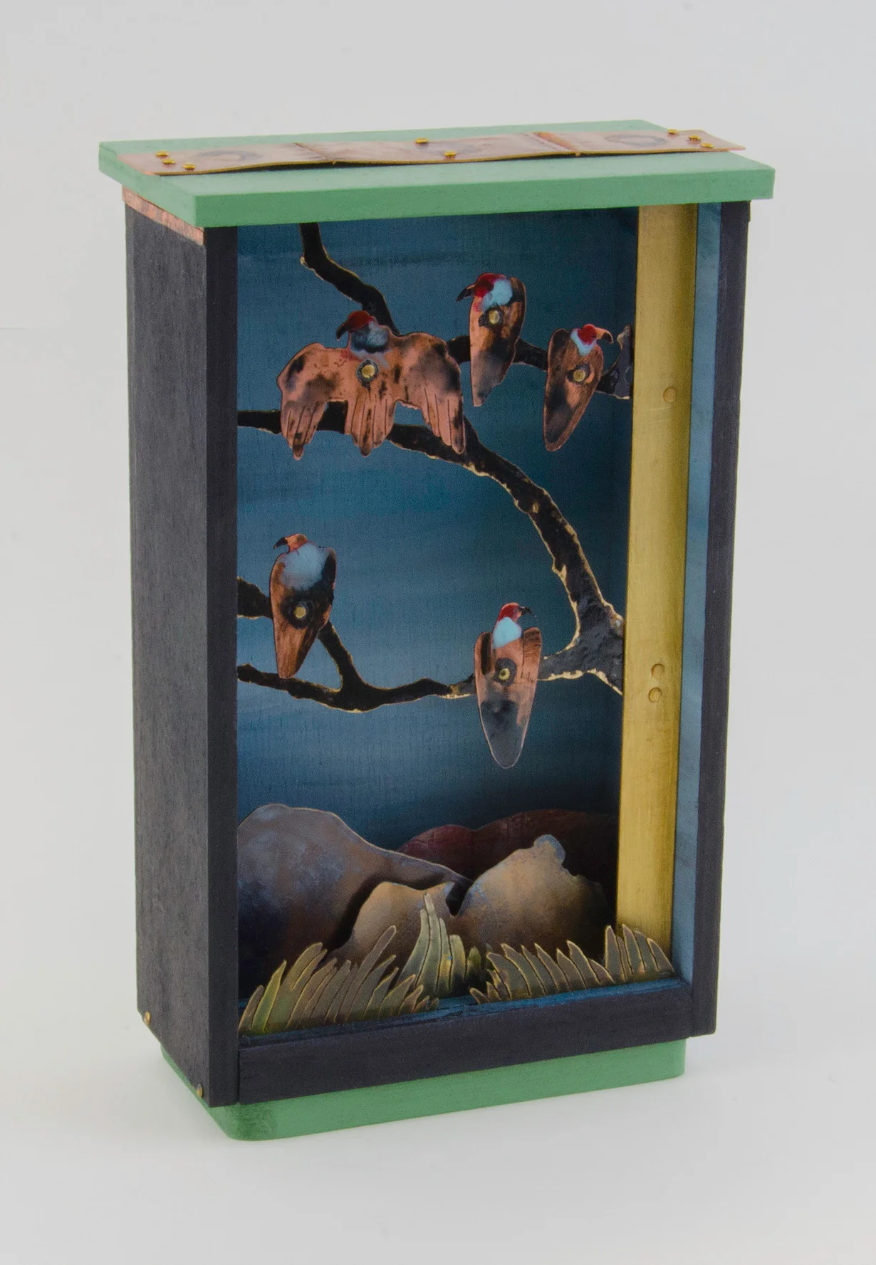 Five Vultures in a Tree - 7_ H x 3_ W x 2_D .jpg_; filename_=UTF-8''Five Vultures in a Tree - 7_ H x 3_ W x 2_D (1).jpg