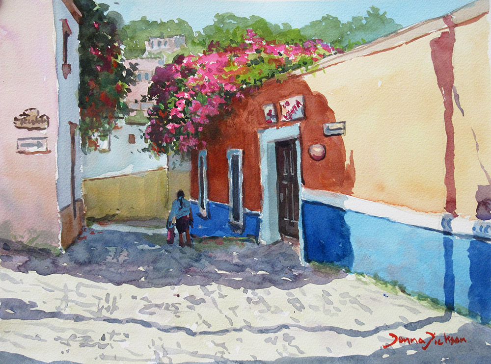 SHADOWS CALLE APARICIO WC 14 X 10.5 IN. $700.00 USD