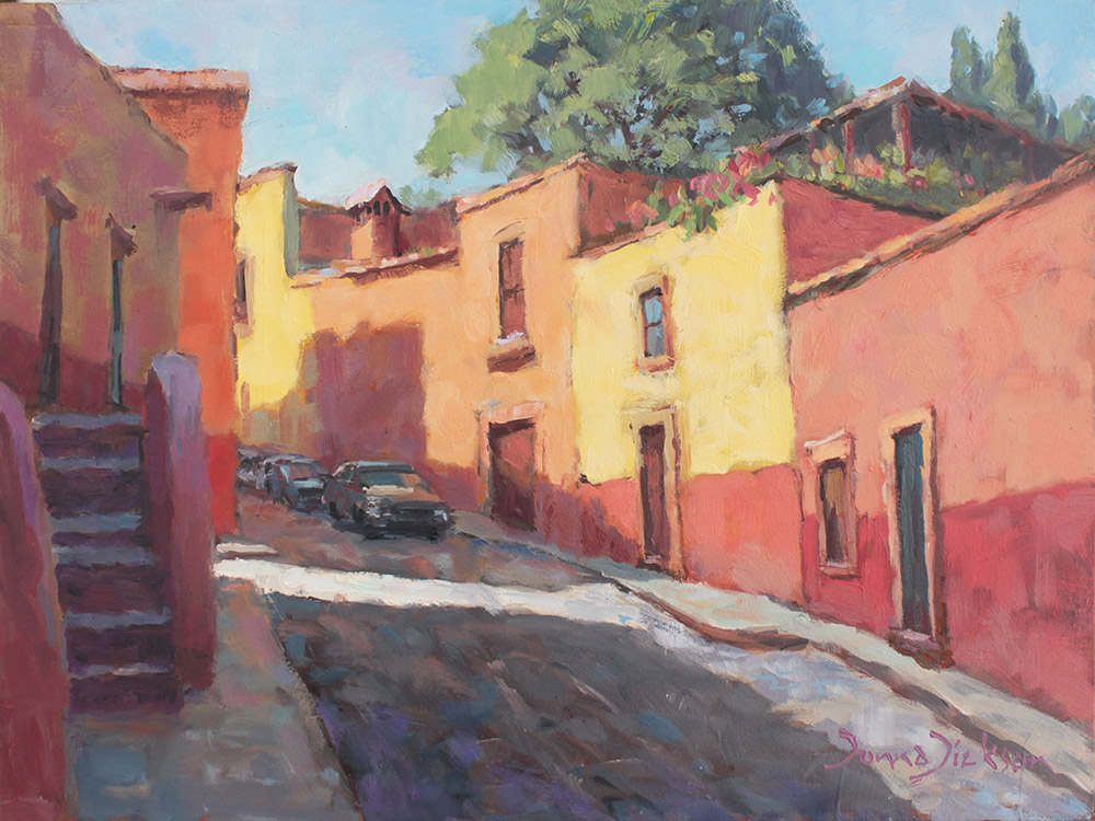 LIGHT ON BARRANCA oil on panel, Donna Dickson, $600.jpg