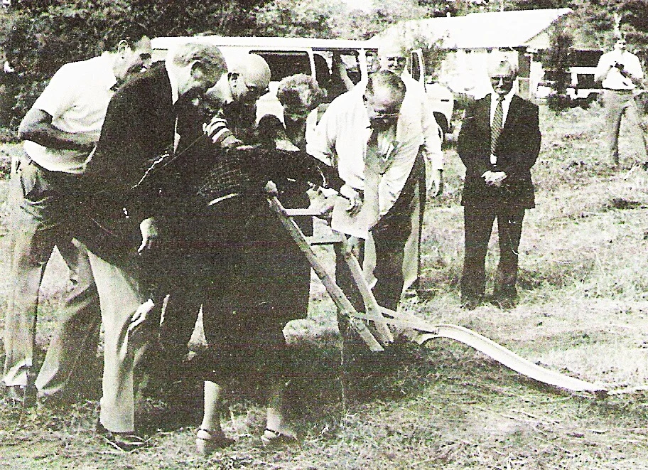 Ground Breaking Service November 1986