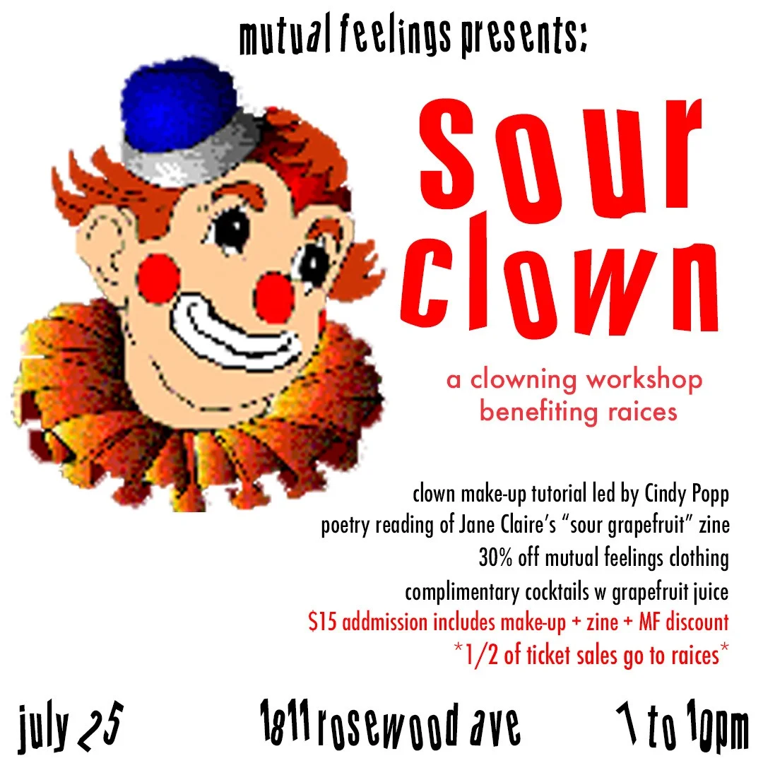 SOUR CLOWN WORKSHOP