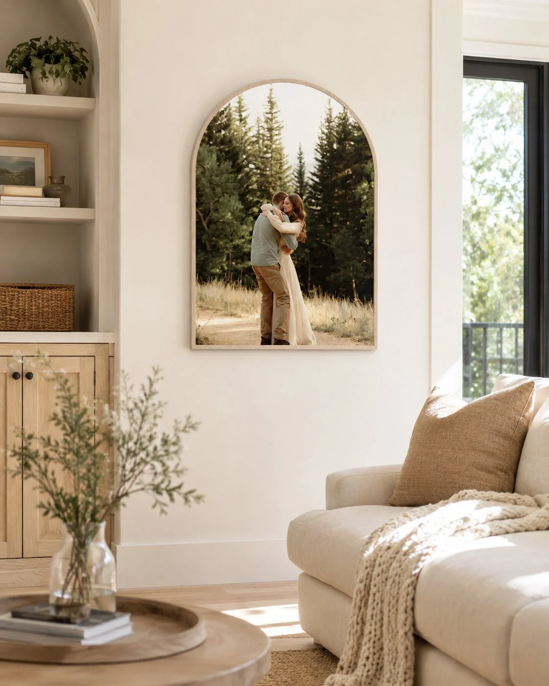 large arch frame arch wall photo block malvern apartment.jpg