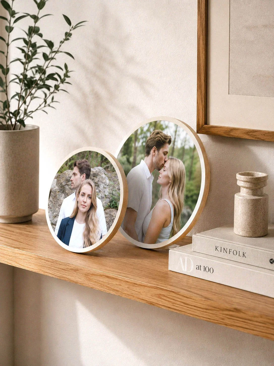 round photo frame circle wood photo block gift set 3.jpg