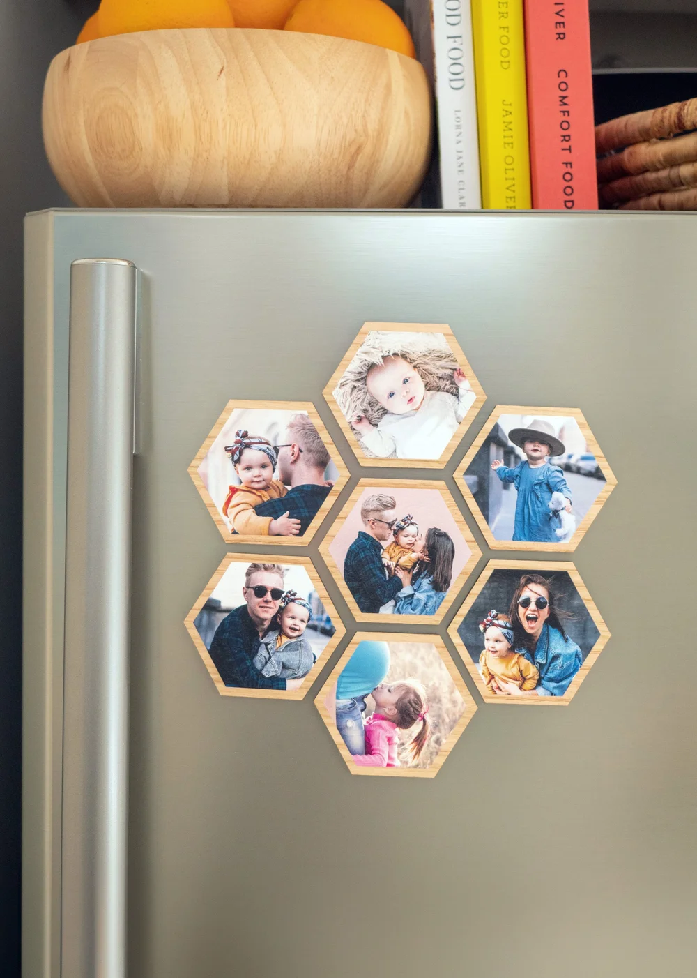 Hexagonal Magnet Gifts For Her Magnetic Hexagonal Wall Display Shelve - Various Colours ...