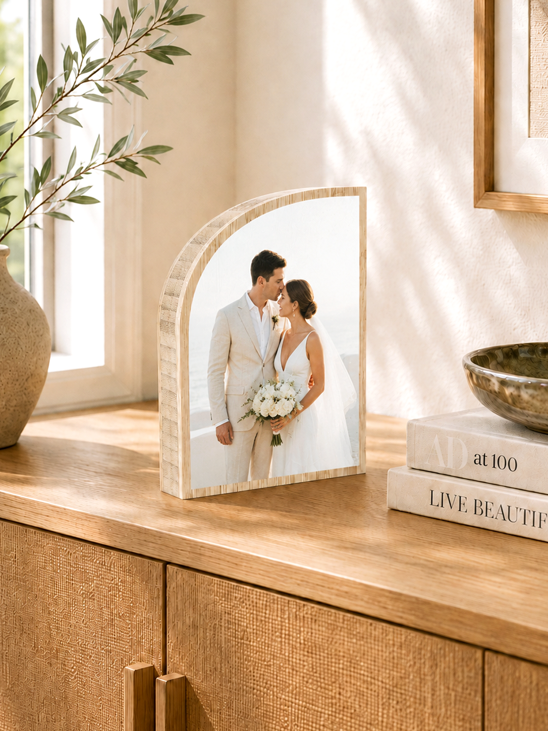 bamboo sail shape photo block solo on shelf.png