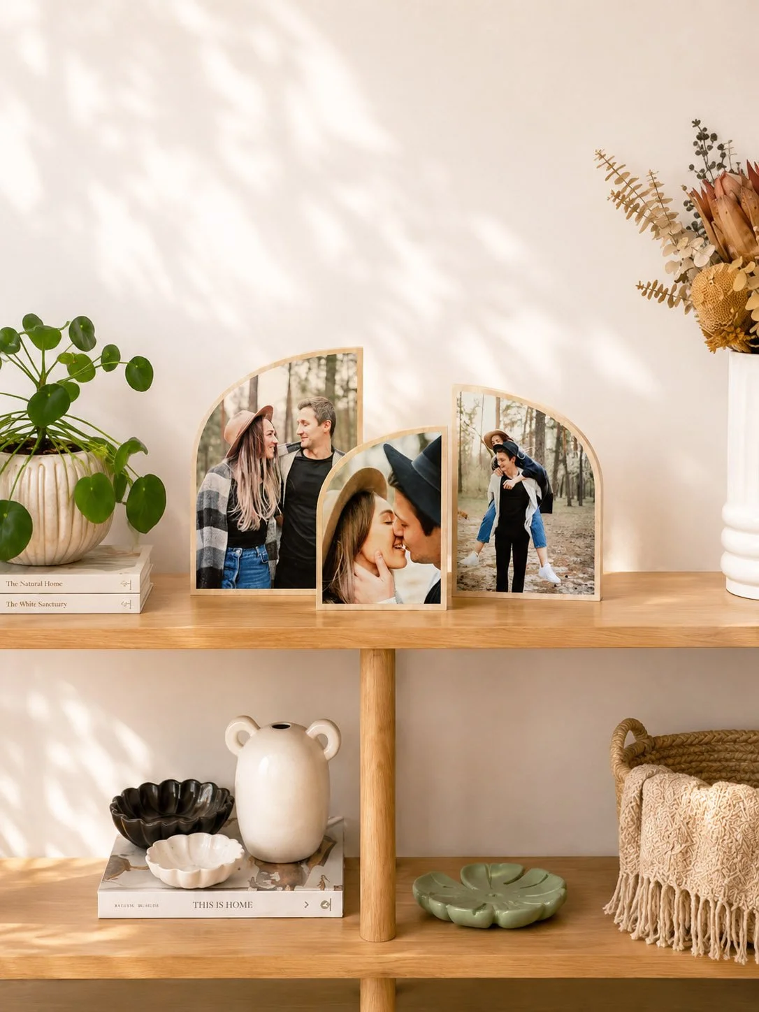 sail shape set of 3 wood photo block shelf set wide leah.jpg