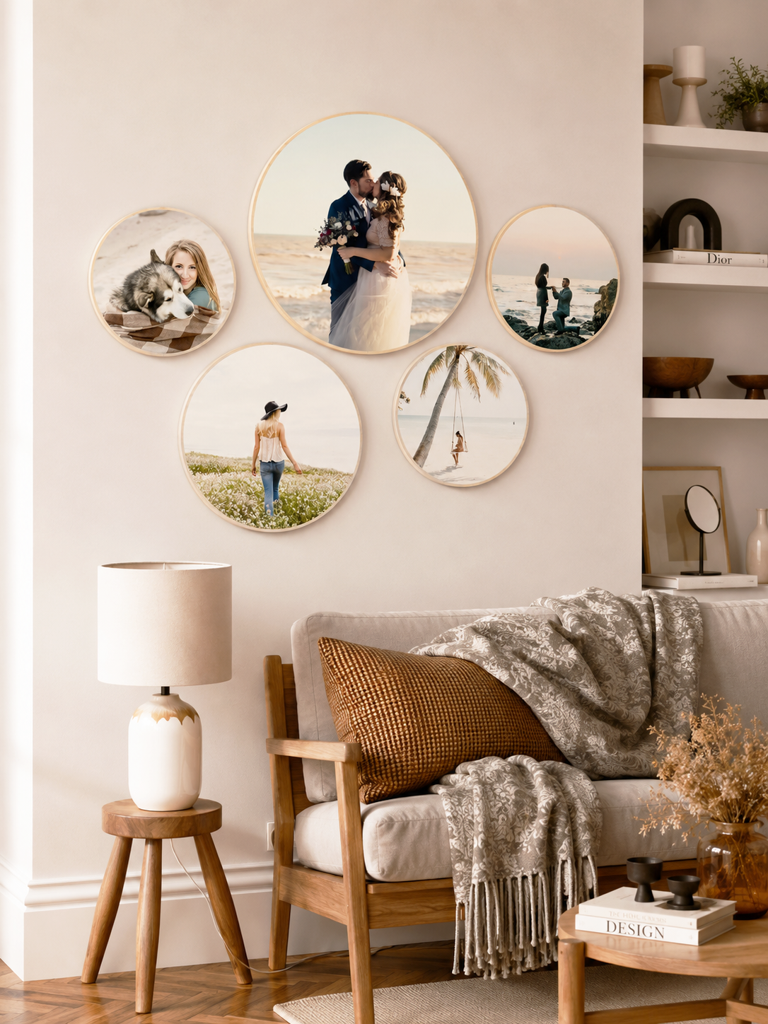 Mixed Circle set of 5