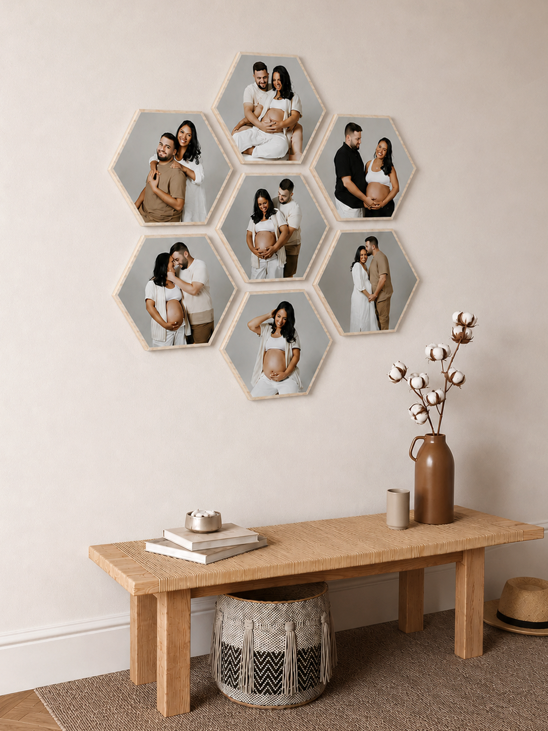heaxgon wood photo block wall sets.png