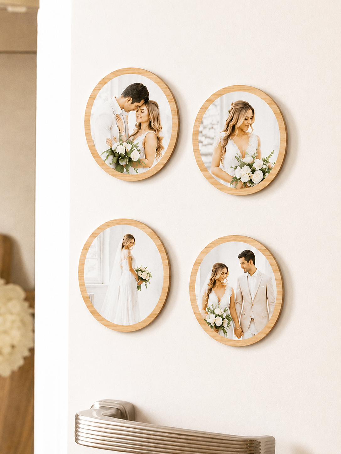 circle oak photo magnets on fridge.png