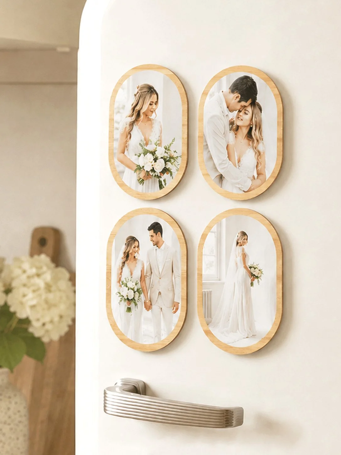 Double Arch Photo Magnet Set