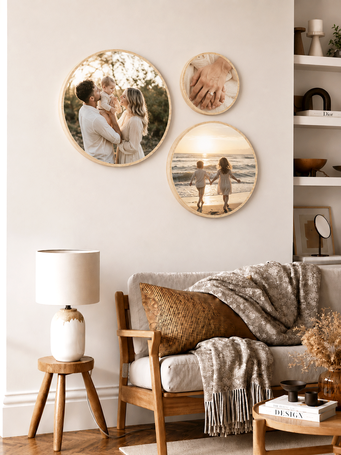 Mixed Circle set of 3