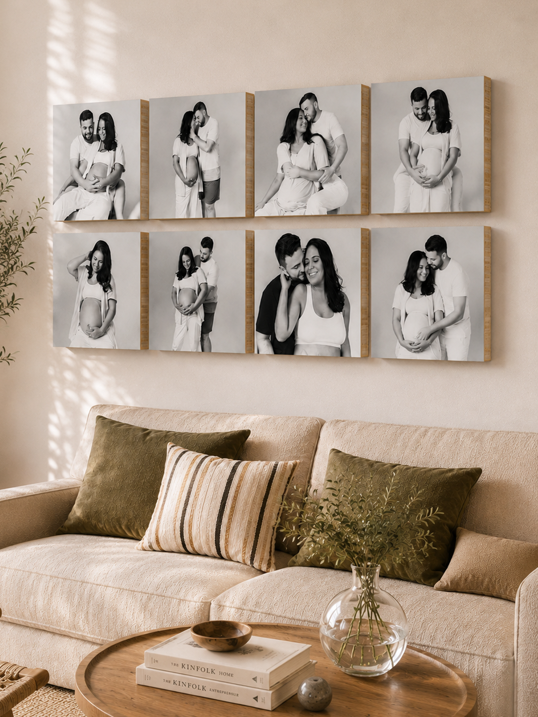 bamboo wood photo block wall set of 8.png
