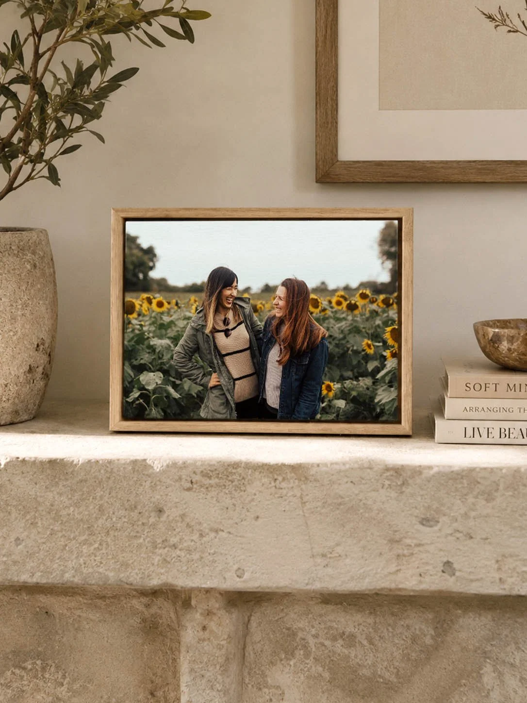 framed wood photo block on mantle portsea zoomed 3.jpg