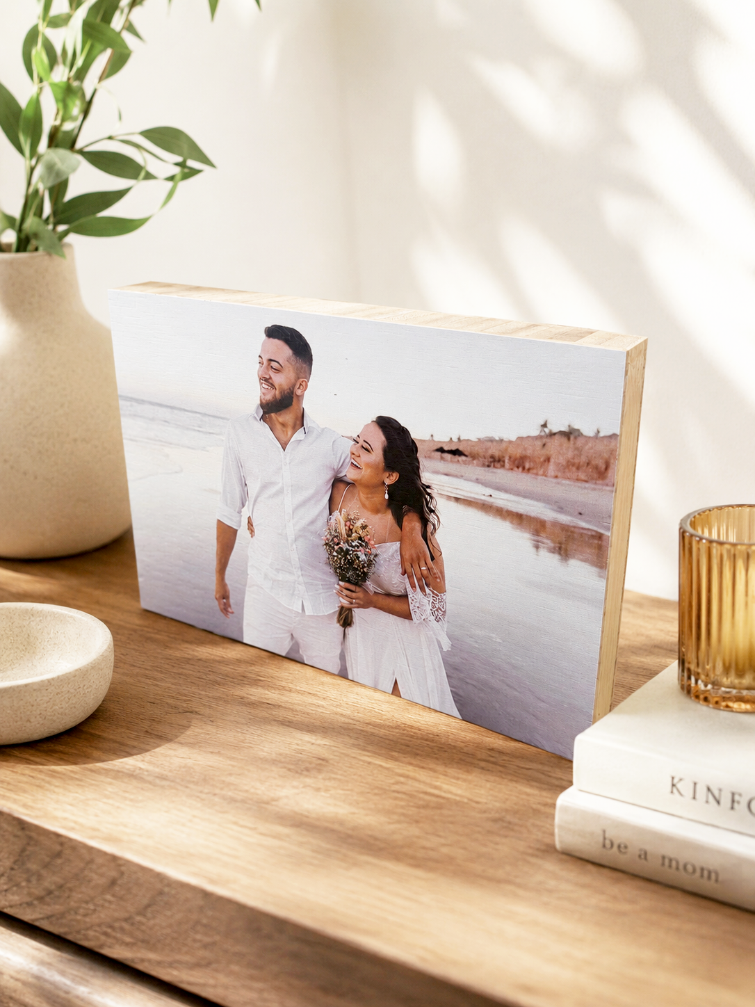 rectangle bamboo hard wood photo block shelf 2.png