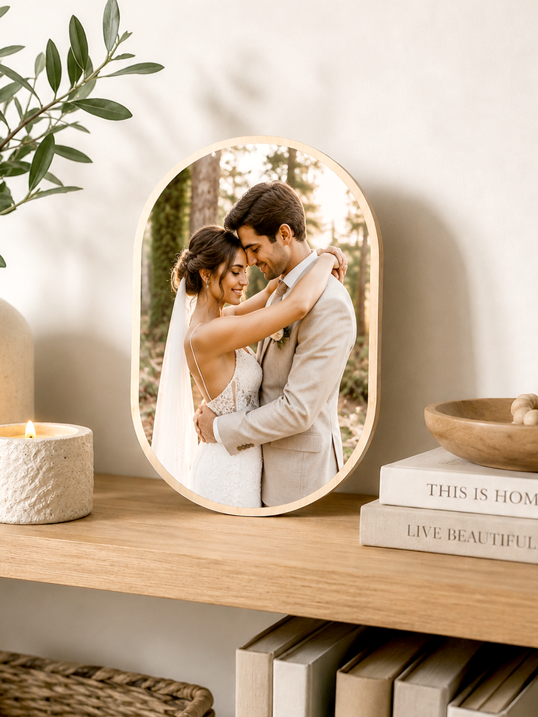 double arch birch wood photo block standing shelf 2.png