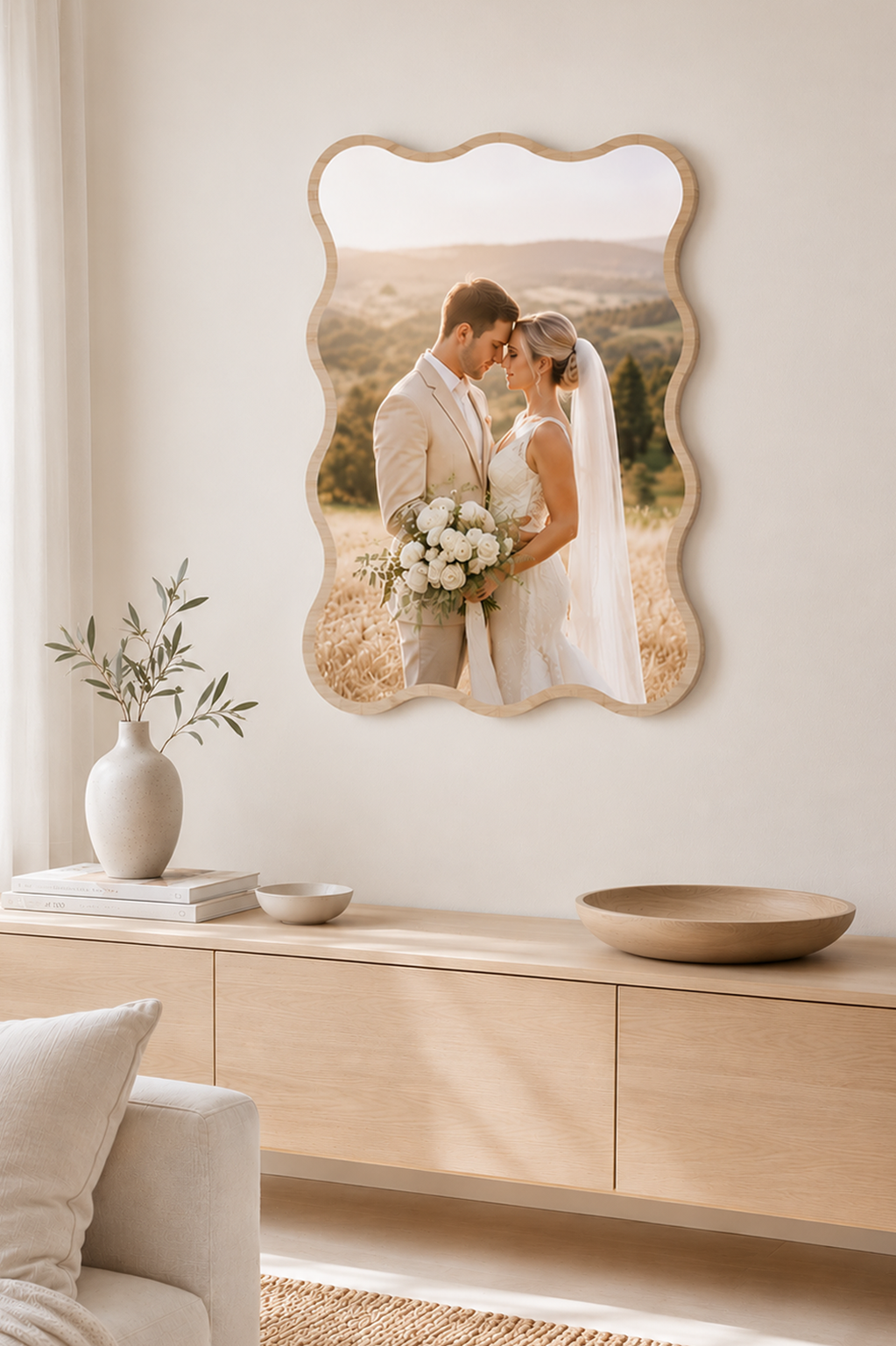 New: Large Wave Photo Block