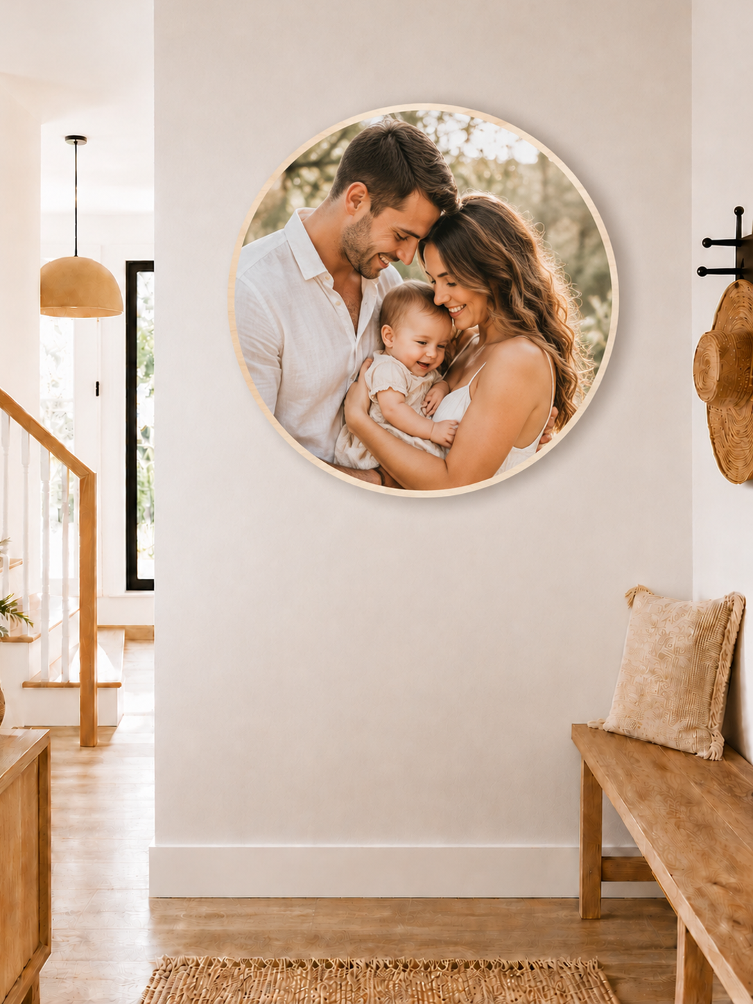 Large Circle Photo Block