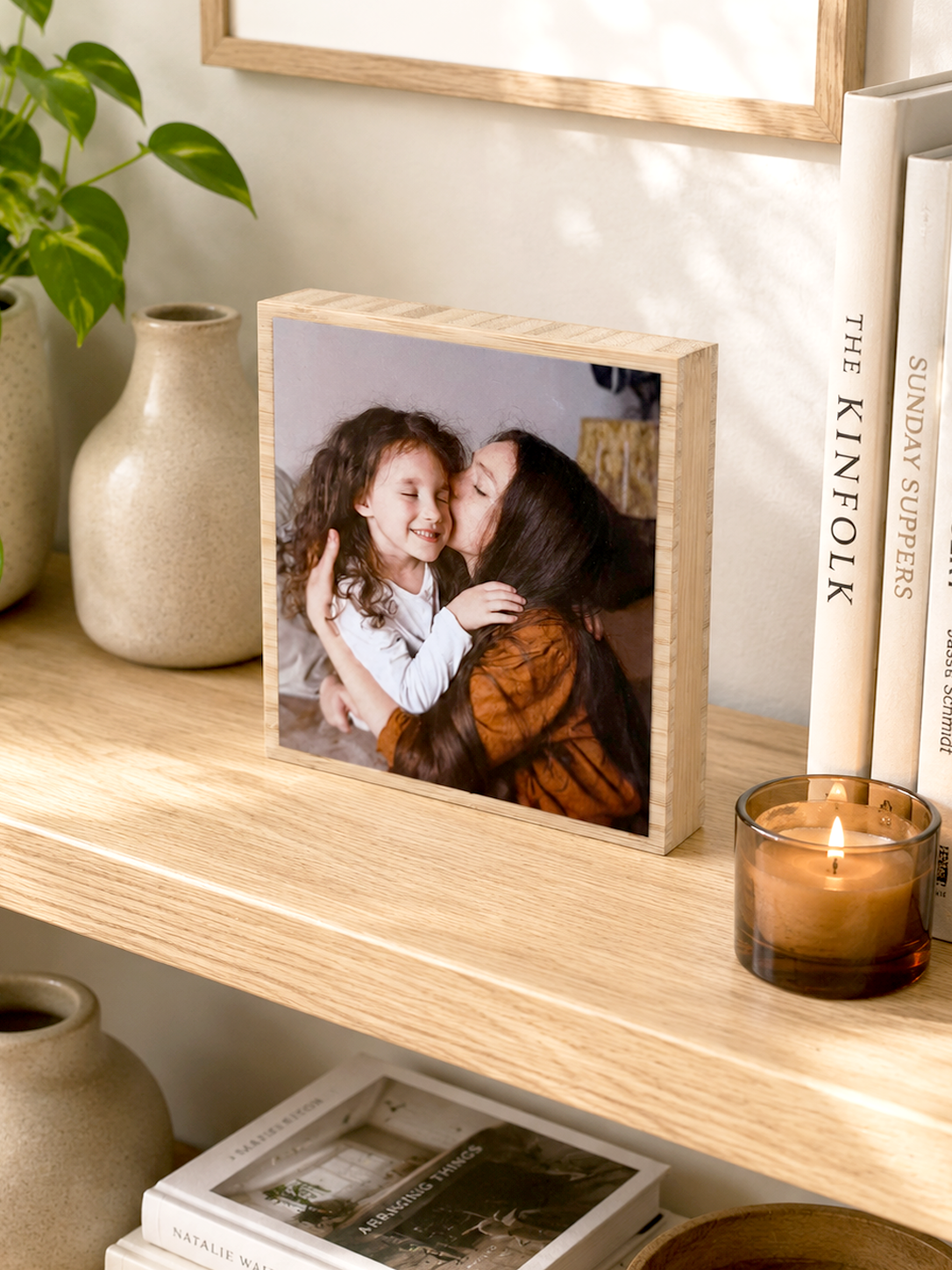 square bamboo photo block with border on shelf elwood 2.png