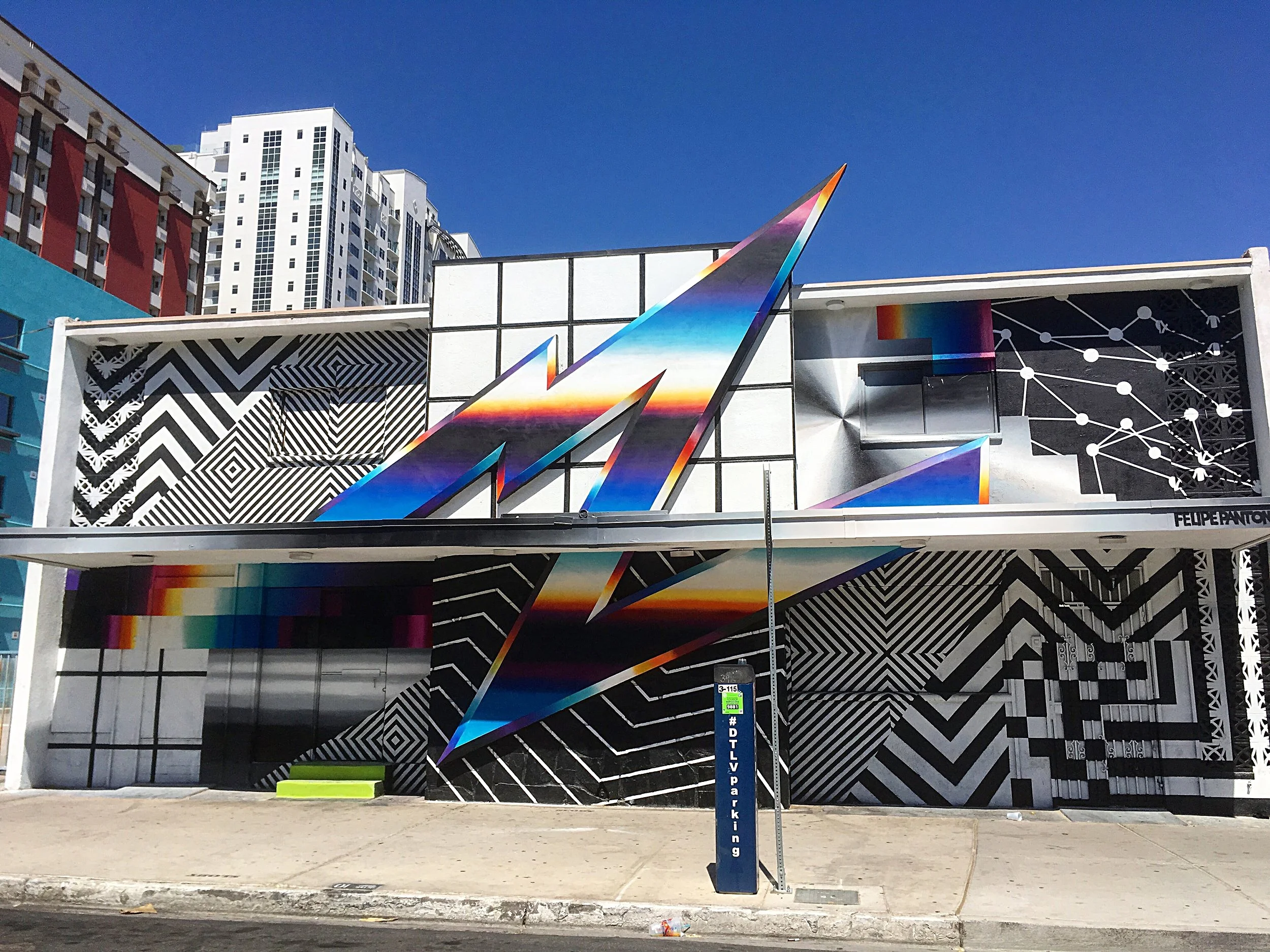 Felipe Pantone in Las Vegas, Nevada USA