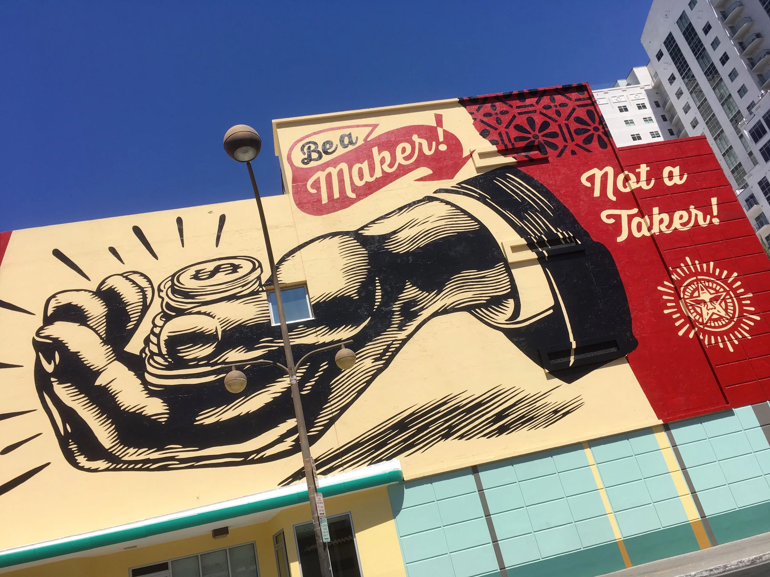 Shepard Fairey in Las Vegas, Nevada USA