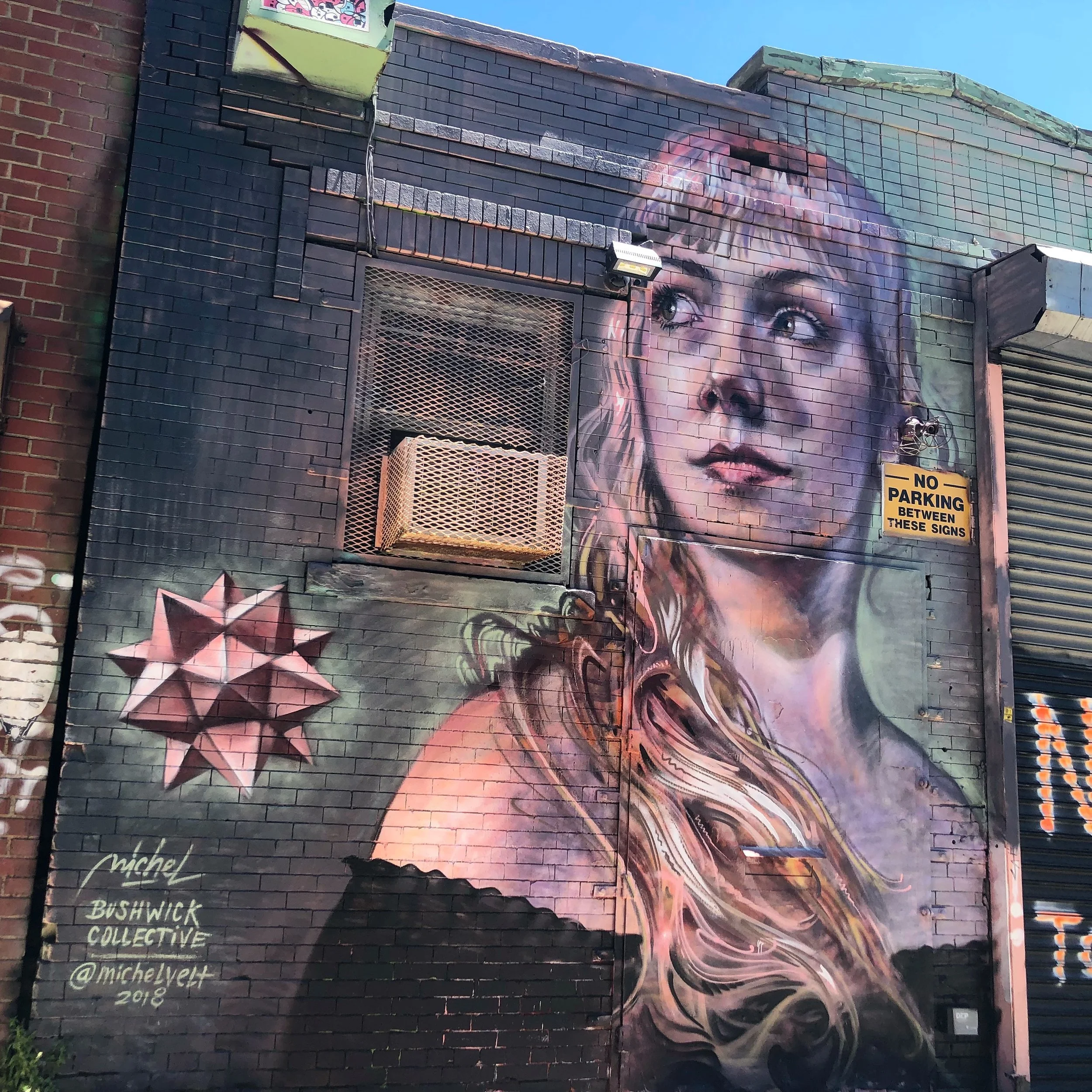 Michel Velt Mural As Seen In Bushwick, New York