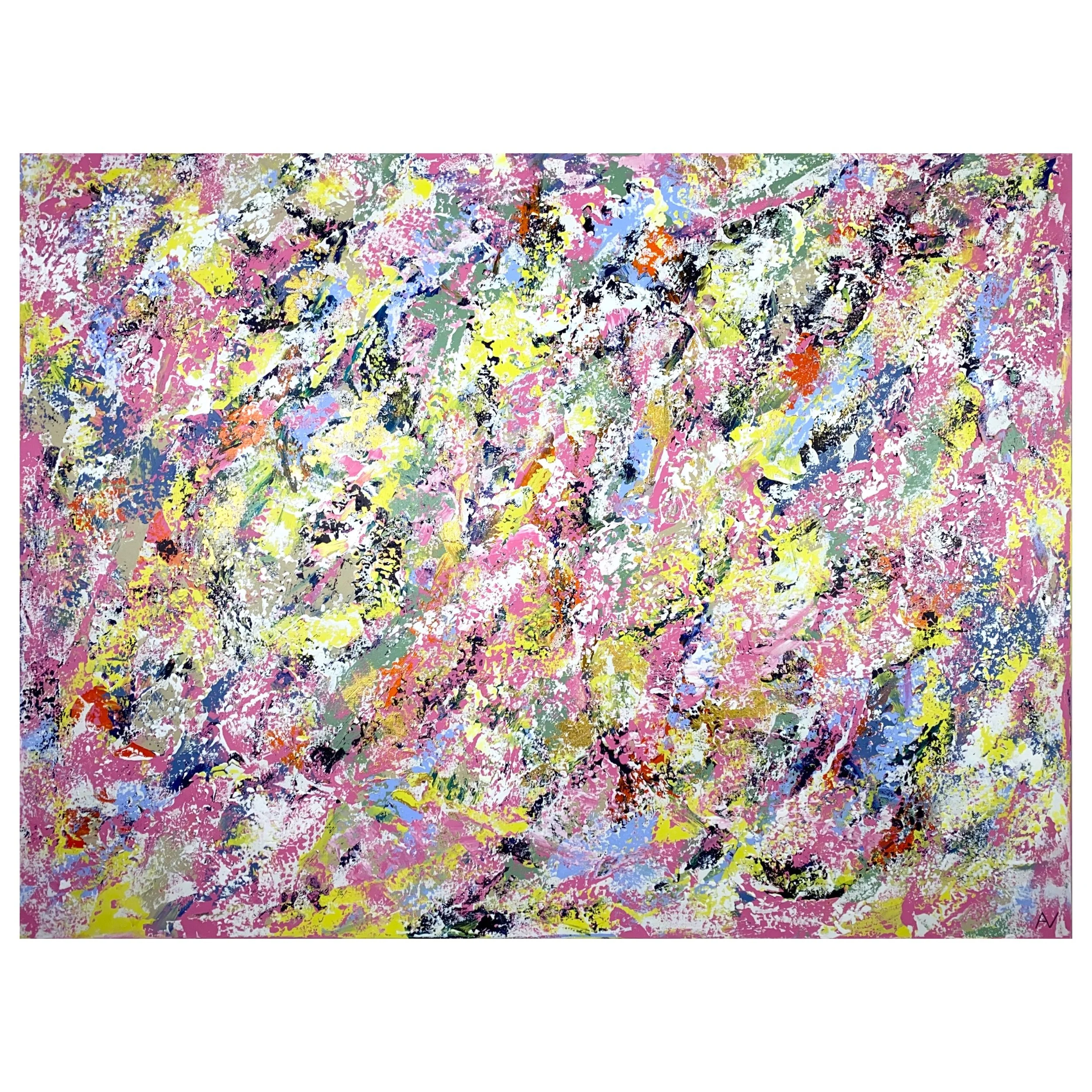 Lusciously Wild  91 x 122 x 3.5cm