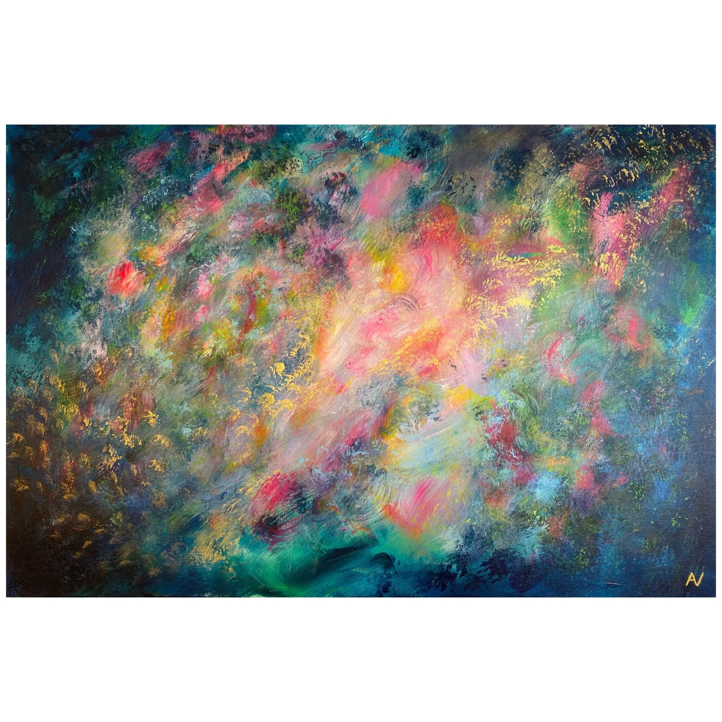 Resurgence 1  60 x 90 x 3.5cm