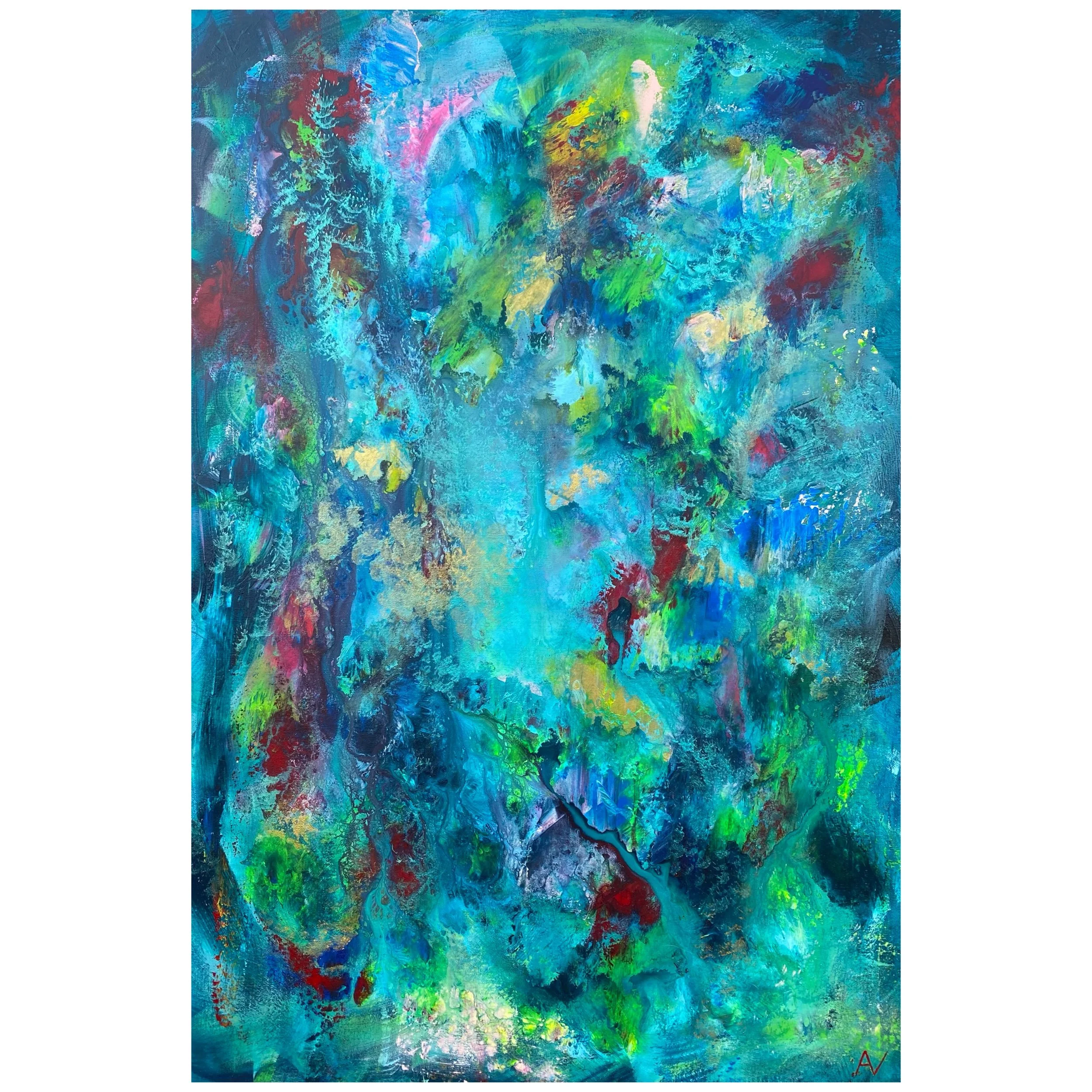 Cascade  90 x 60 x 3.5cm