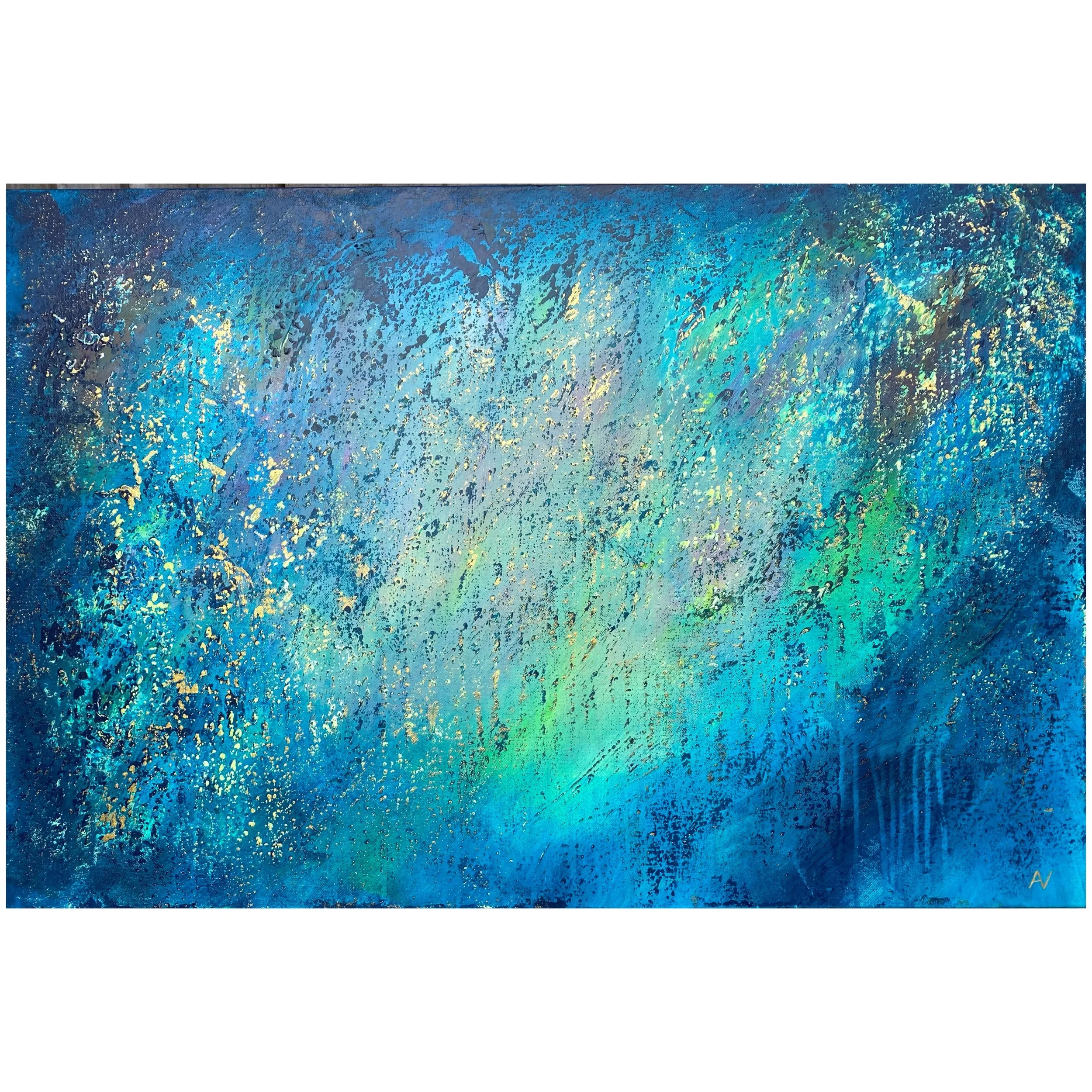 Resurgence 4  60 x 90 x 3.5cm