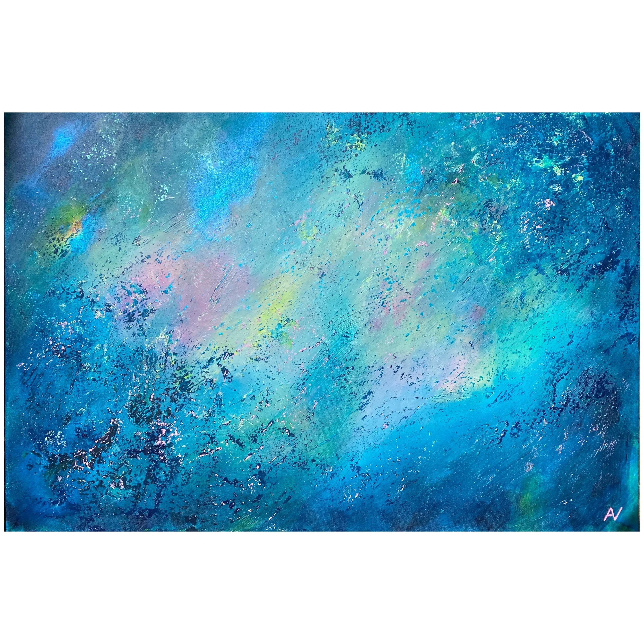 Resurgence 5  60 x 90 x 3.5cm