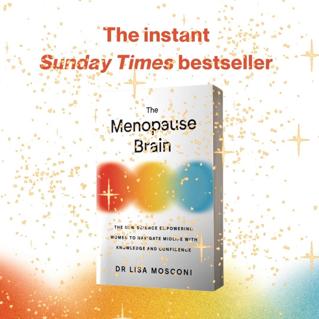 Thrilled to announce that &quot;The Menopause Brain&quot; is an instant Sunday Times bestseller, securing the #8 spot among all paperback nonfiction titles 🎉🇬🇧✨ @thetimes @sundaytimes 

Thank you from the bottom of my heart to the UK and Ireland f