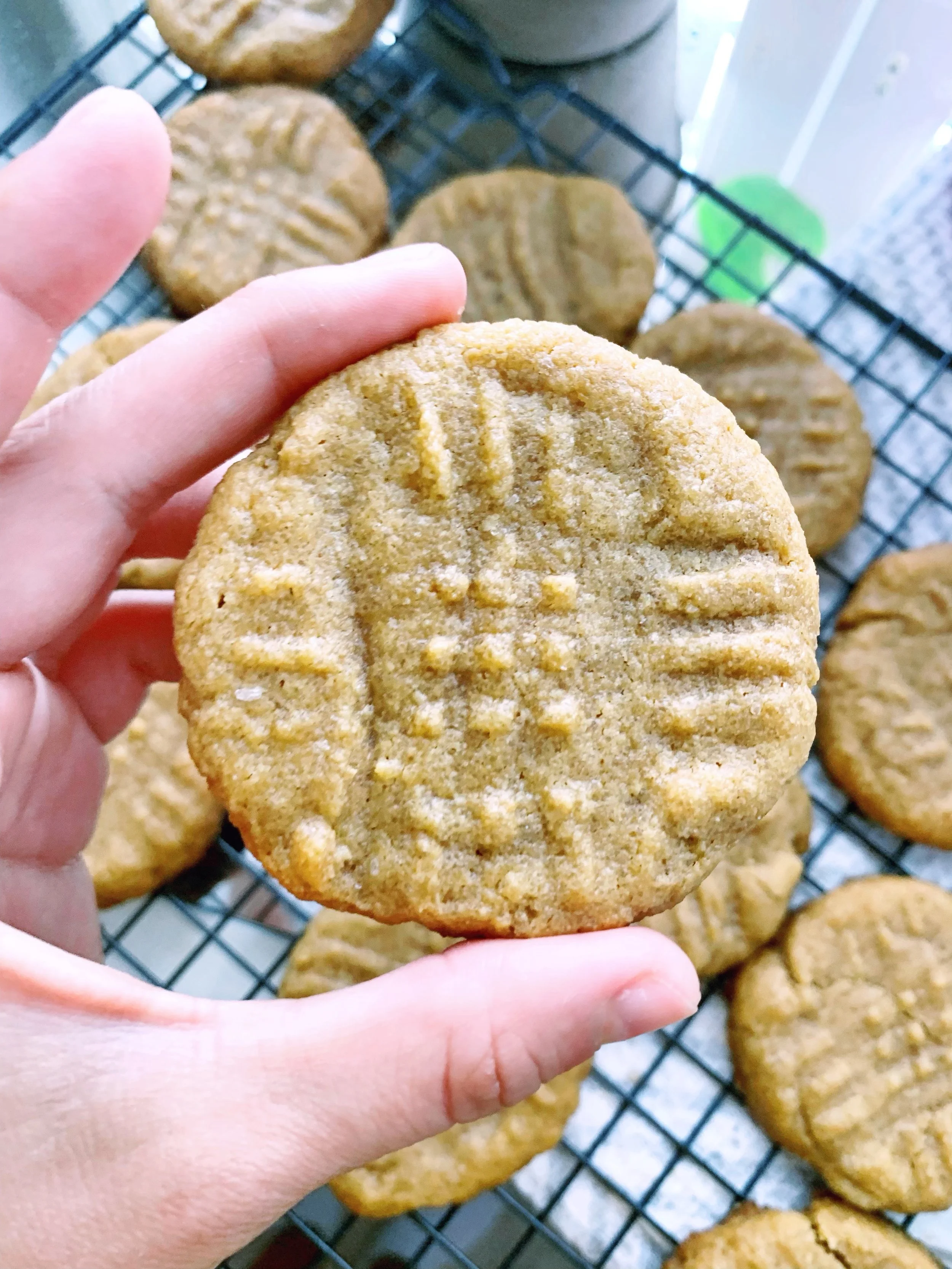 Flourless-Peanut Butter Cookies