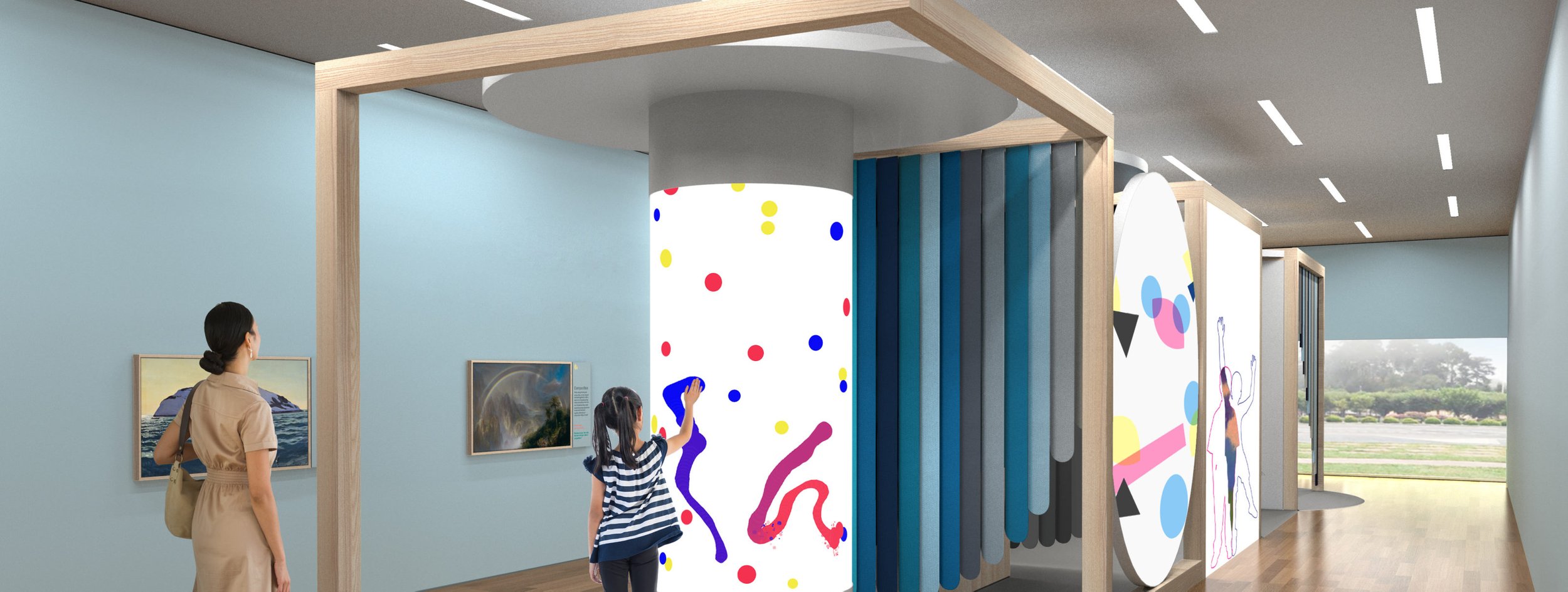 A render prior to the physical installation