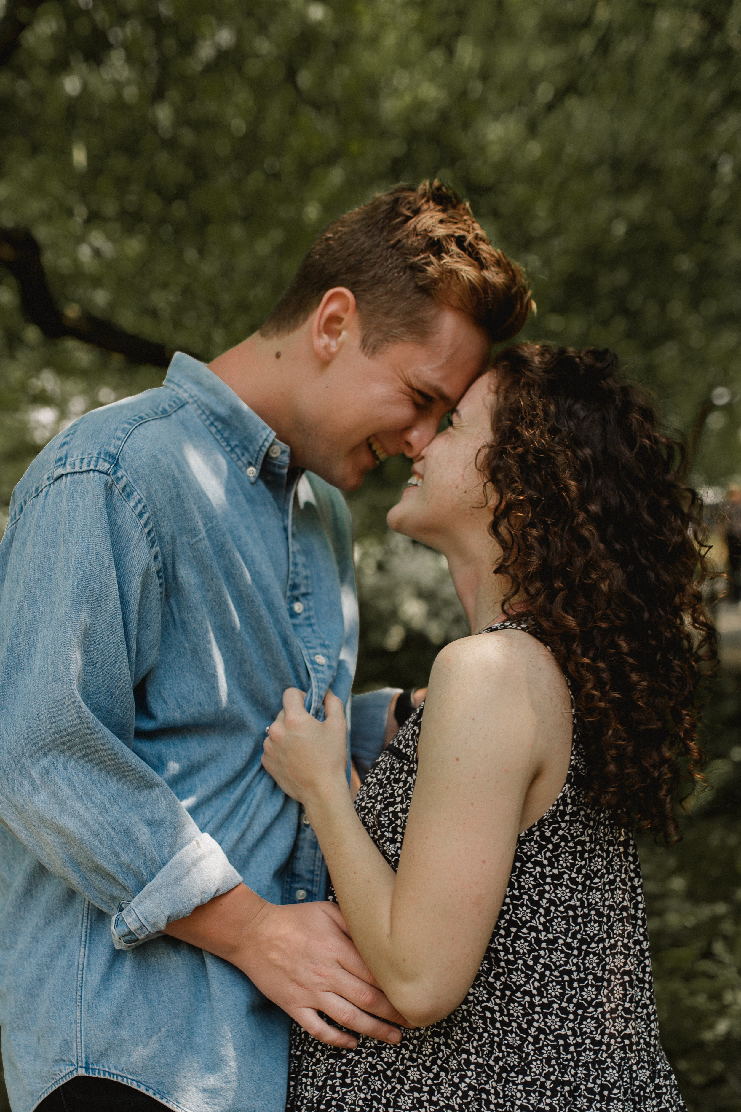 Central Park New York City Engagement Adventure Session Between the Pine Photography