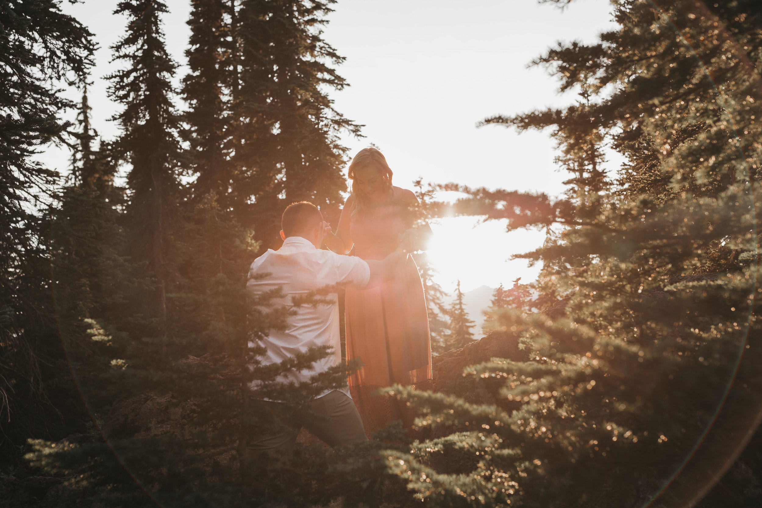 Mount Rainier Engagement Session from a Washington Wedding Photographer