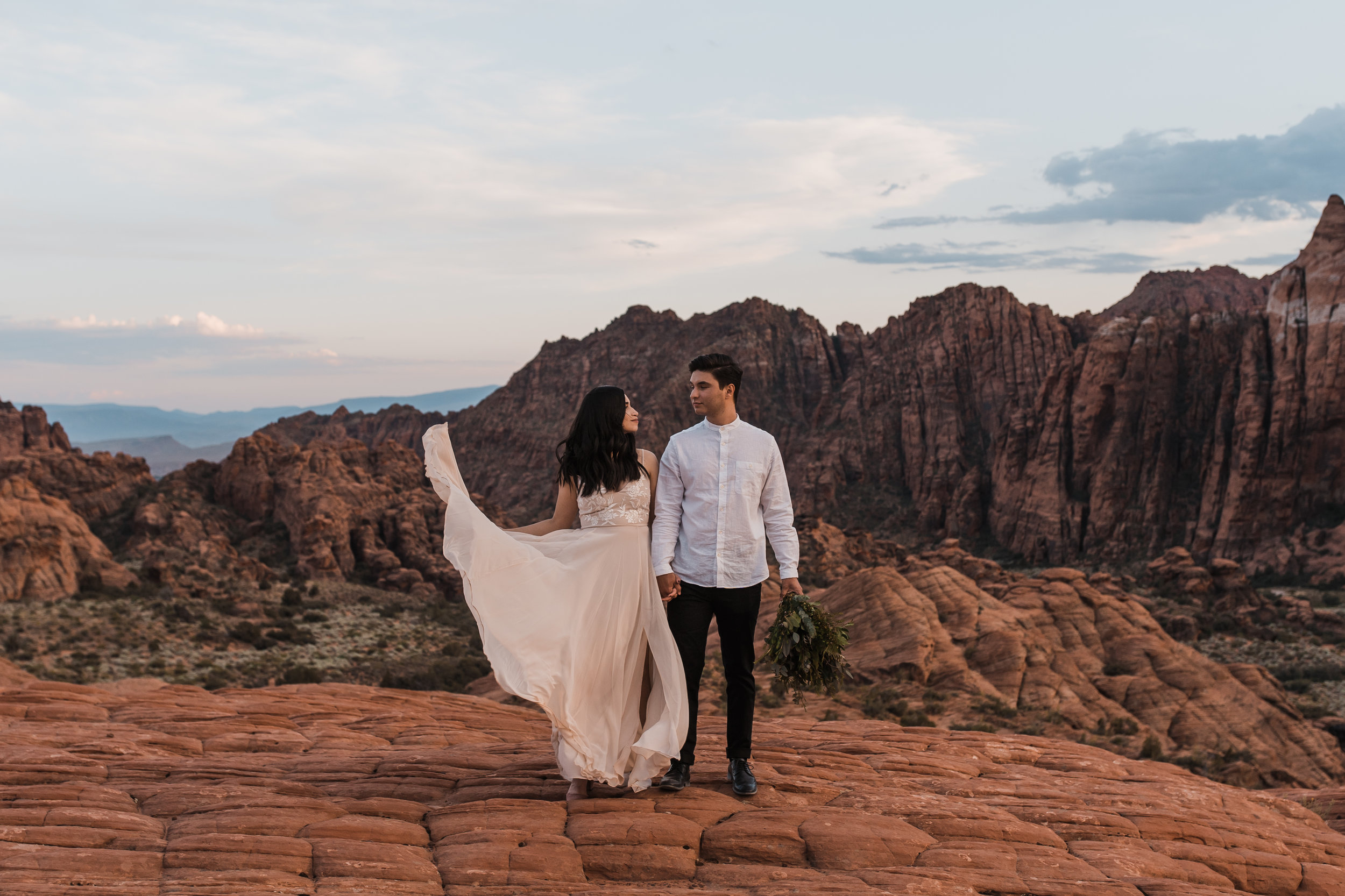 Snow Canyon State Park Elopement | Between the Pine Adventure Elopement Photography