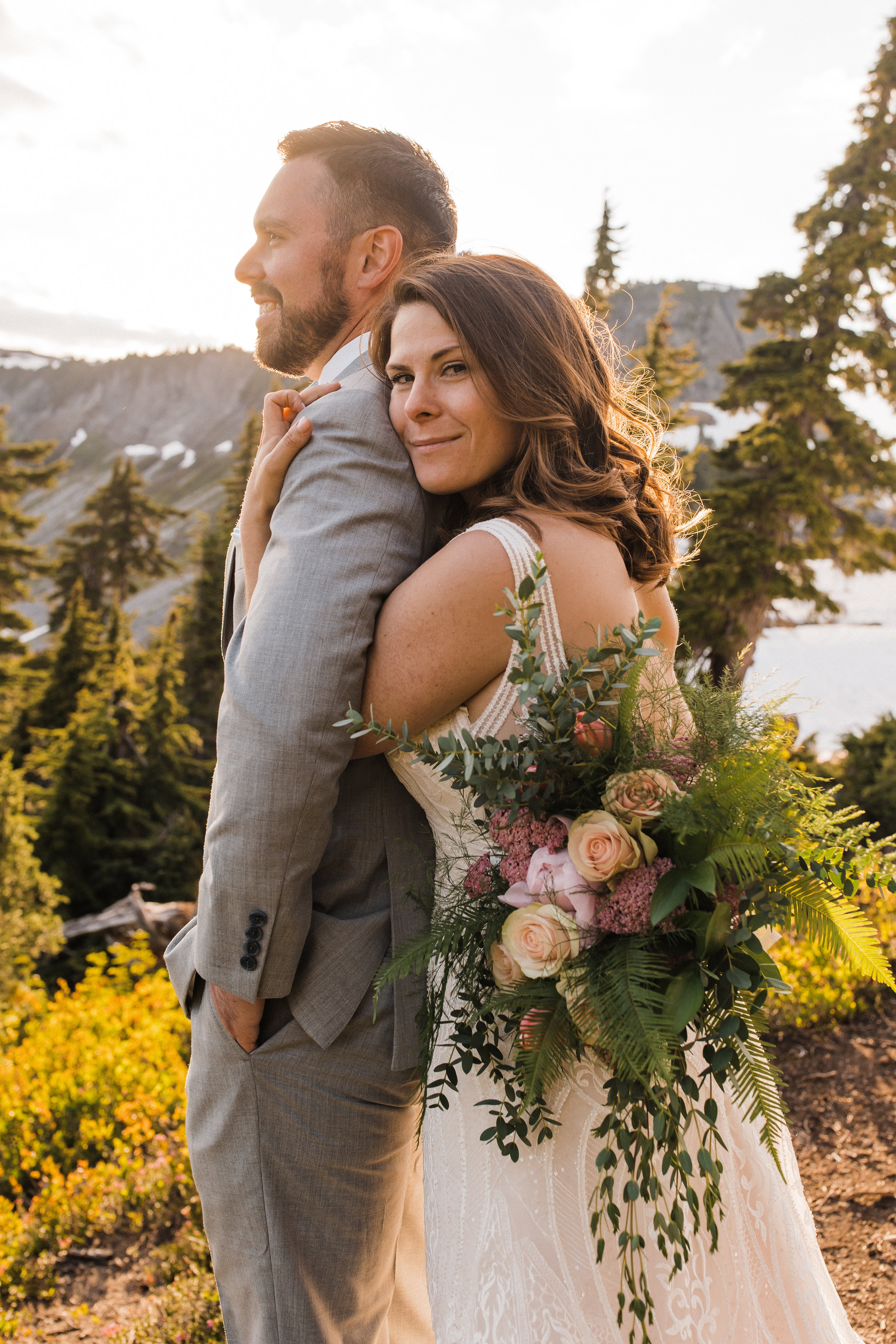 Mountain Wedding Day After Session | Between the Pine Adventure Elopement Photography