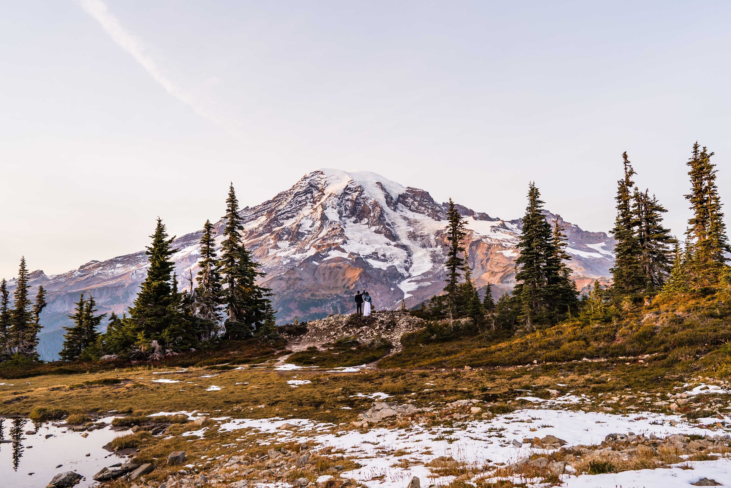 How to Elope at Mt Rainier | Between the Pine Adventure Elopement Photographer