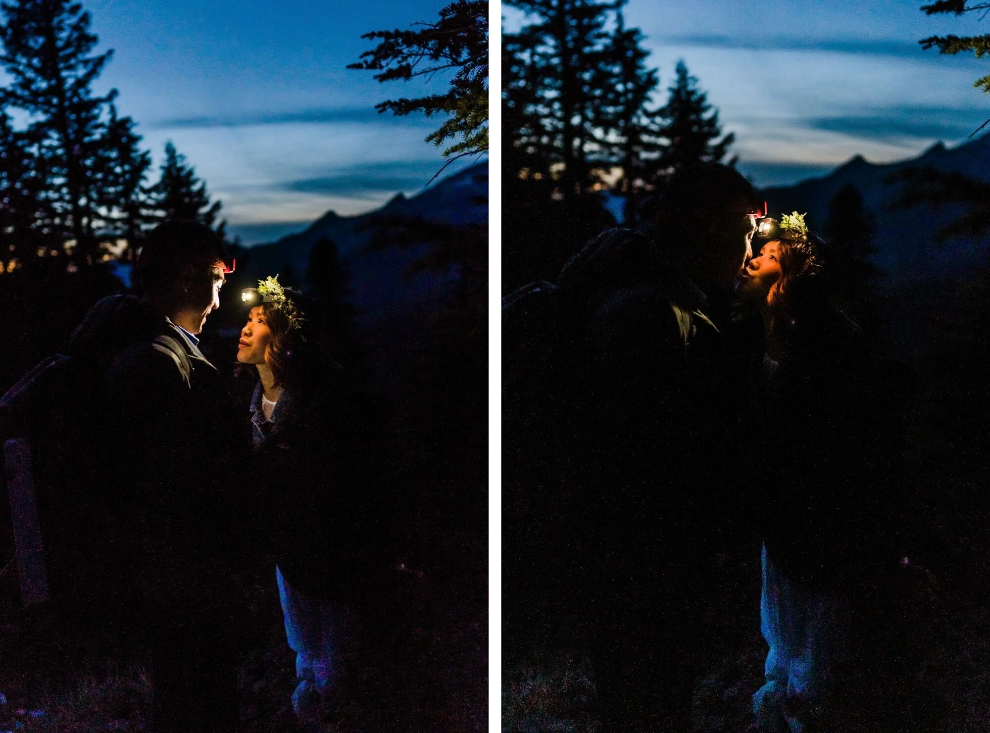 Intimate A Frame Cabin Wedding At Mount Rainier Between The Pine