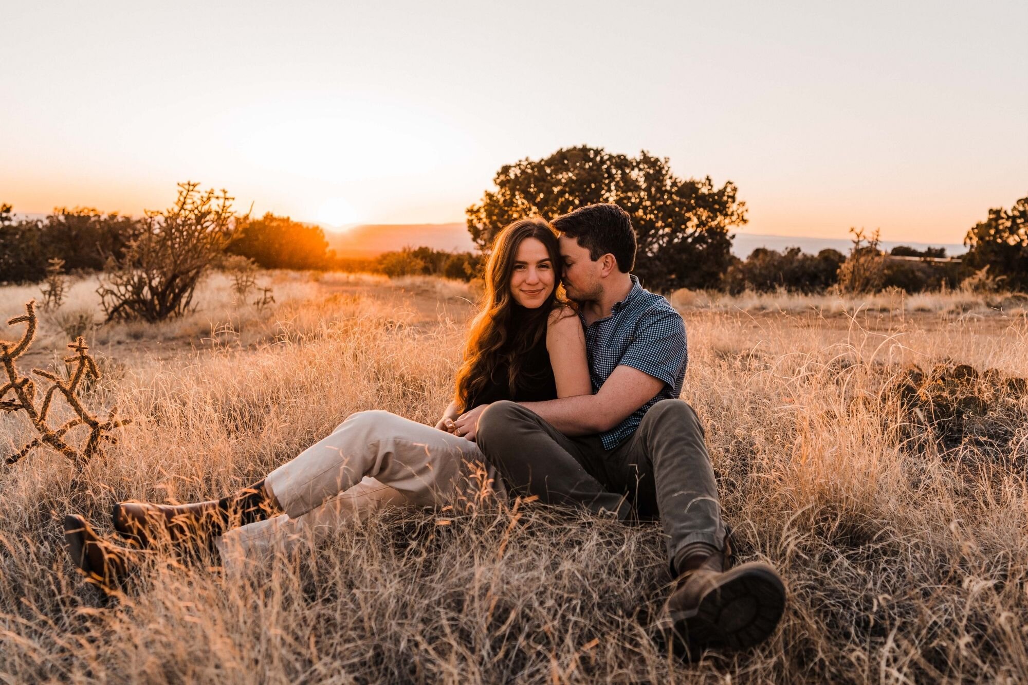 High Desert Couples Session in Albuquerque, New Mexico | Between the Pine Adventure Elopement and Wedding Photography