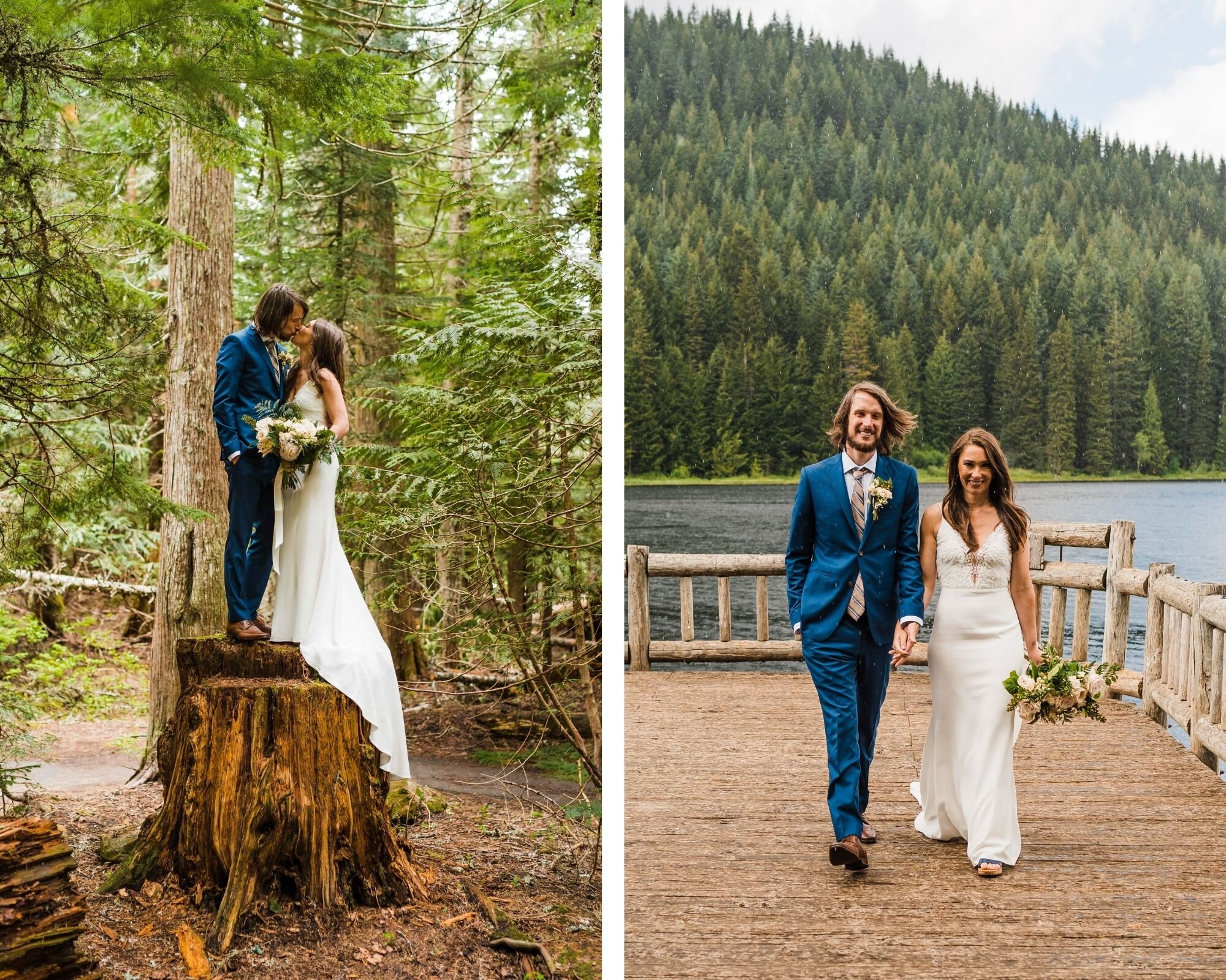 best elopement wedding dresses | Between the Pine