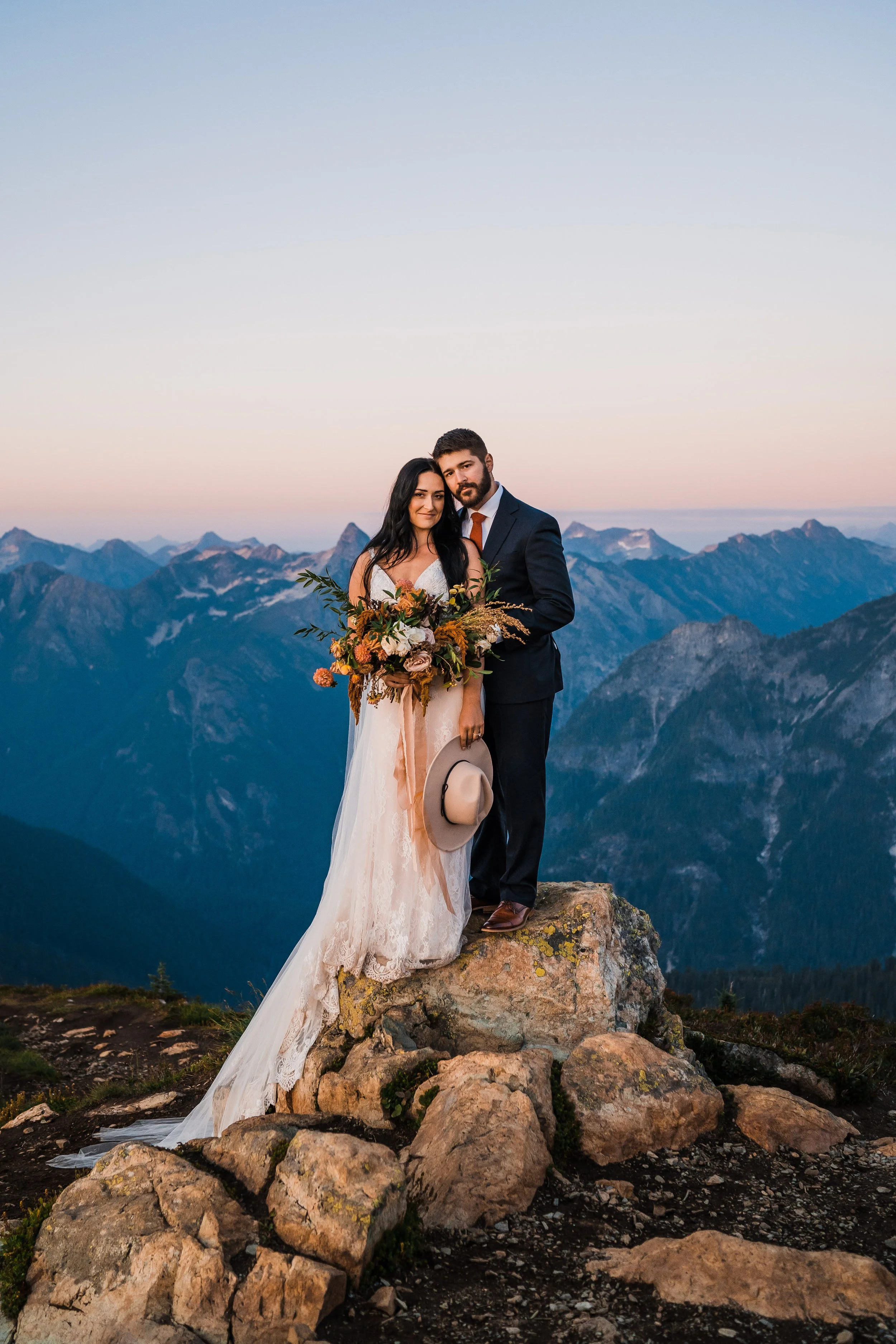 Two-Day Hiking Wedding in Washington State