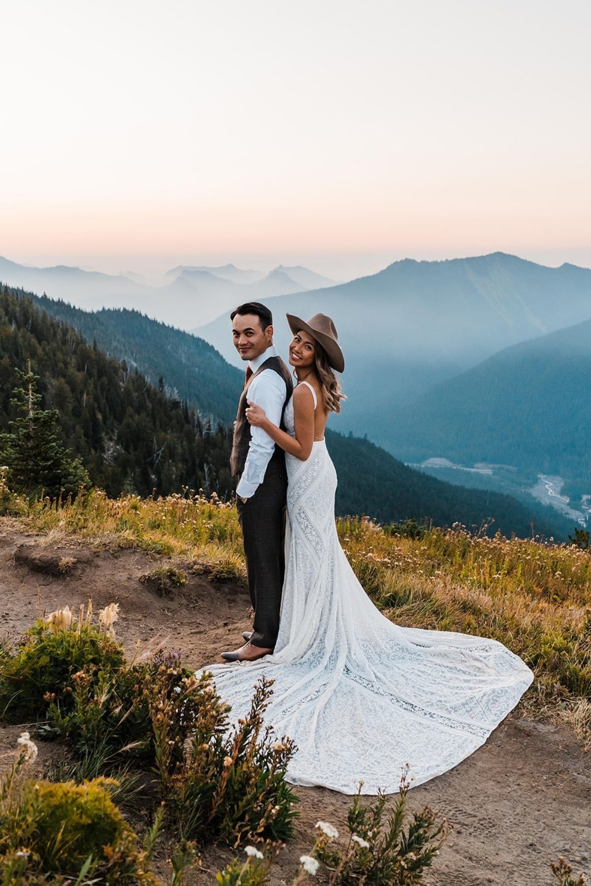 Casual Pine, Colorado Outdoor Wedding at Romantic Mountain Lodge