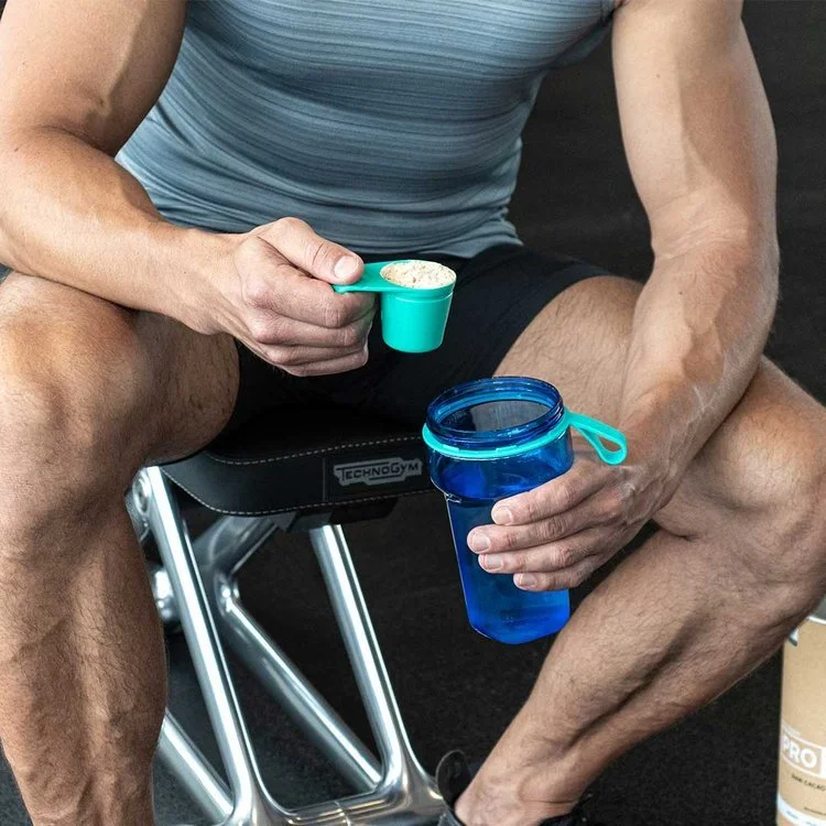 Protein-Metal-Scoop-Spoon-Pro-Scoop-Shaker-Bottle-Supplement